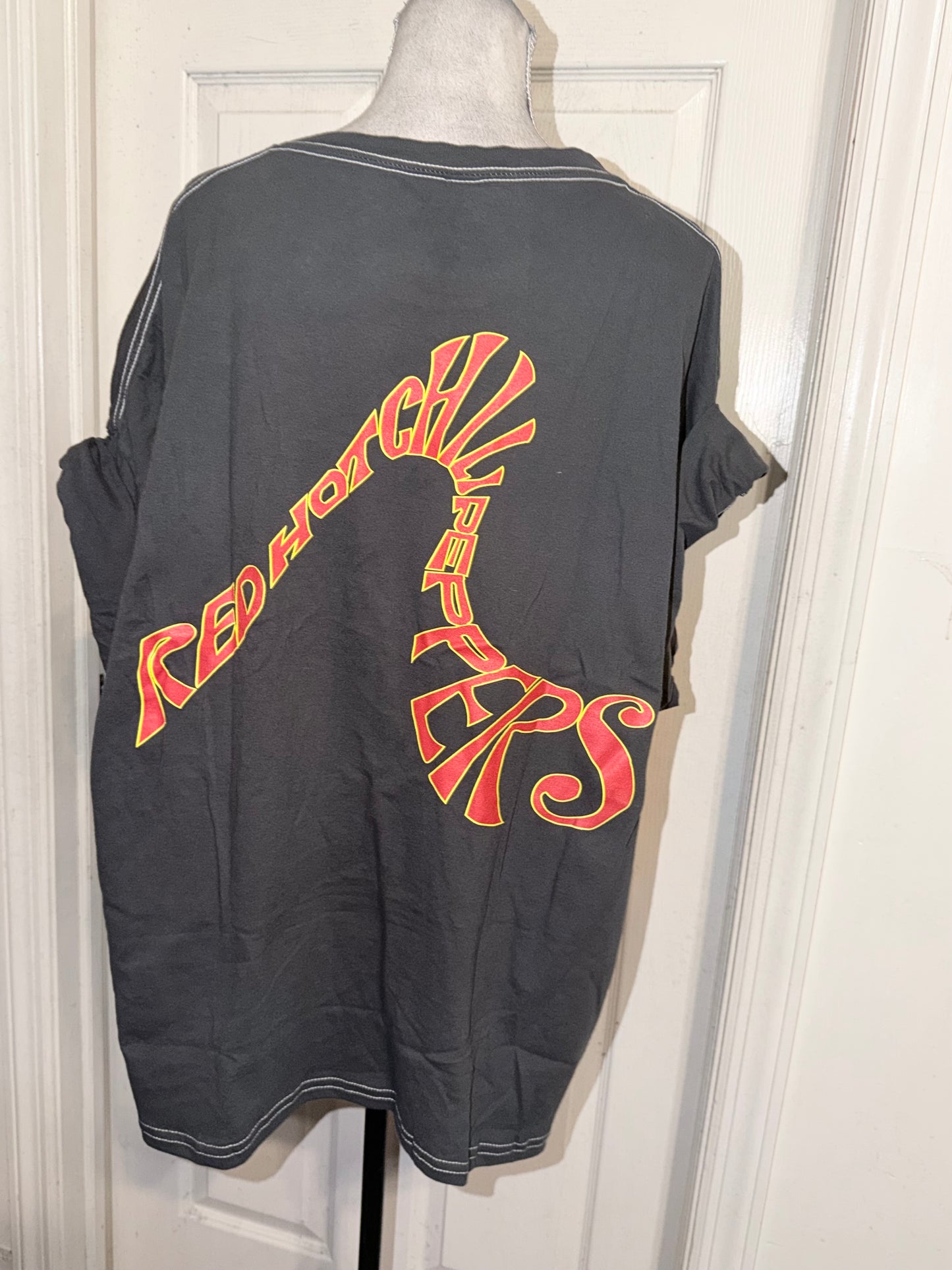 Red Hot Chili Peppers Oversized Distressed Tee
