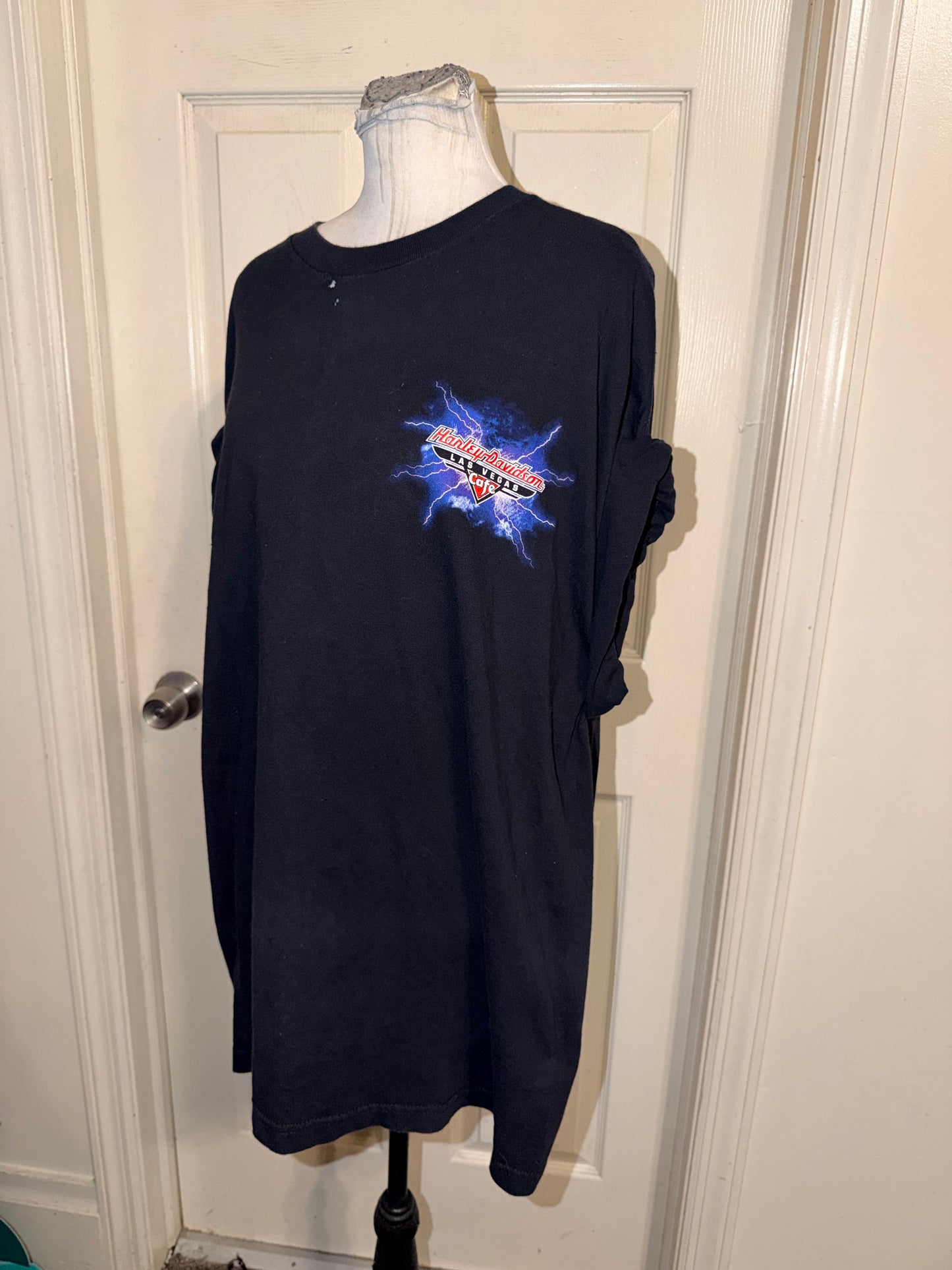 Harley Davidson Vintage Double Sided Oversized Tee