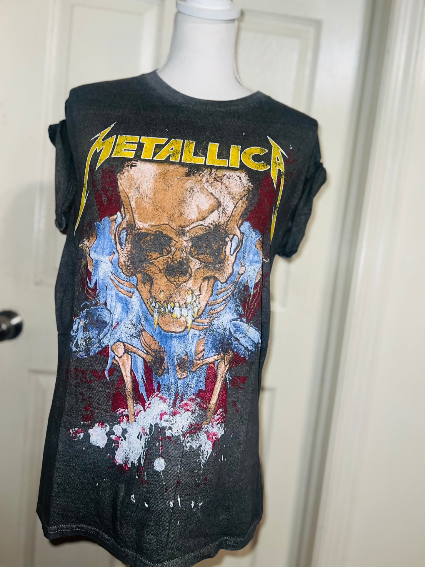 Metallica Oversized Distressed Tee