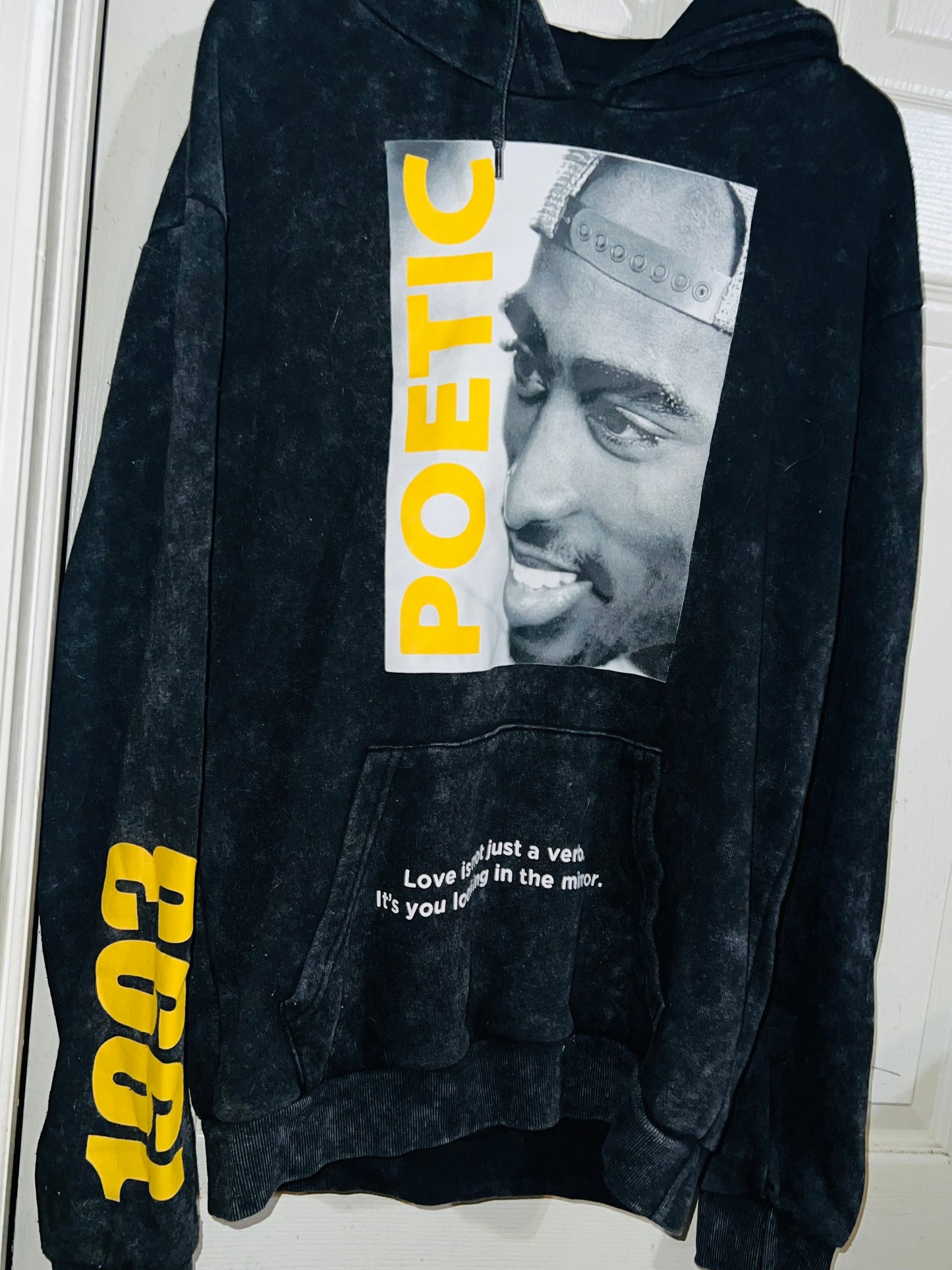 Tupac Oversized Hooded Sweatshirt