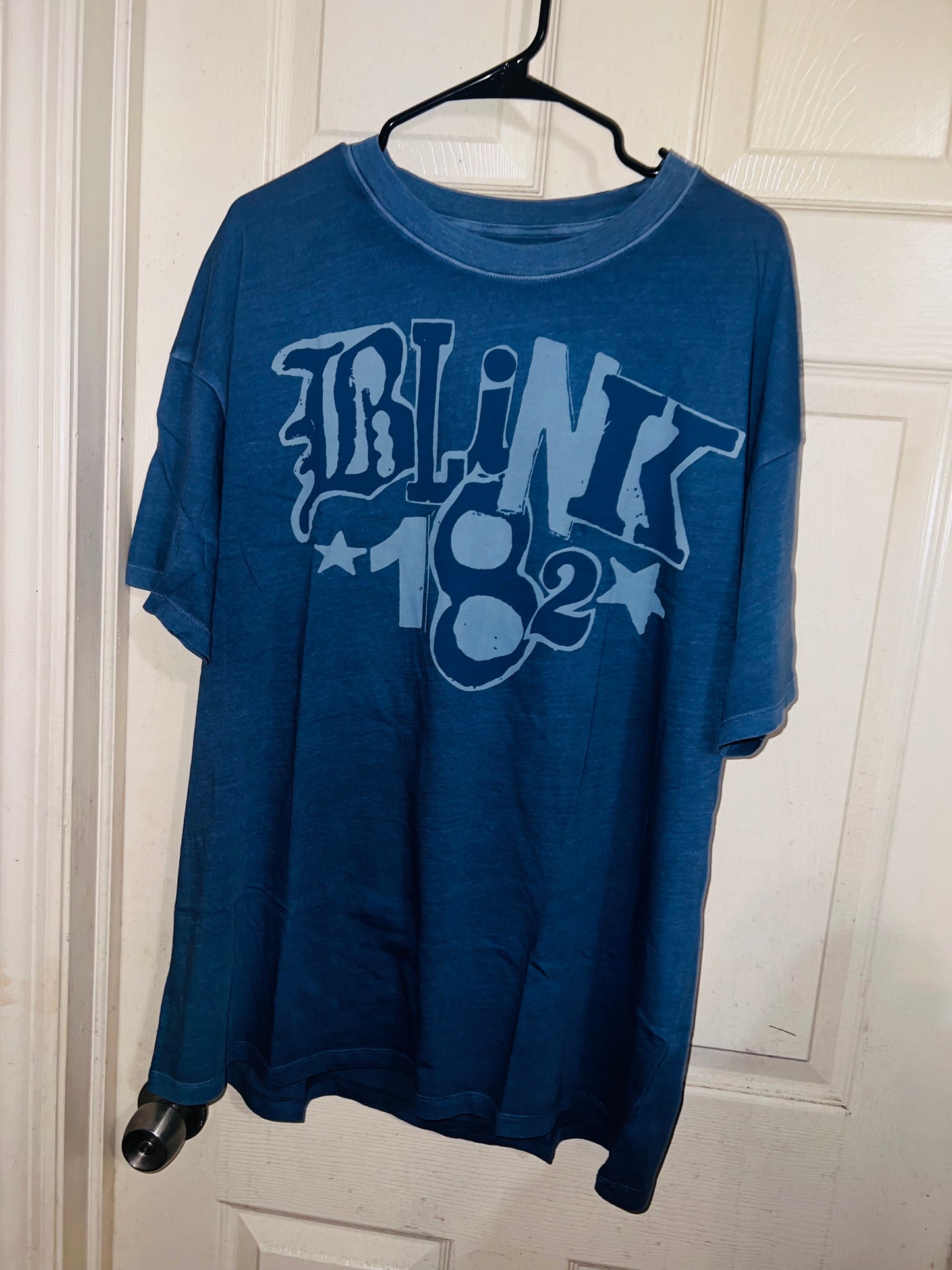 Blink 182 Oversized Distressed Tee