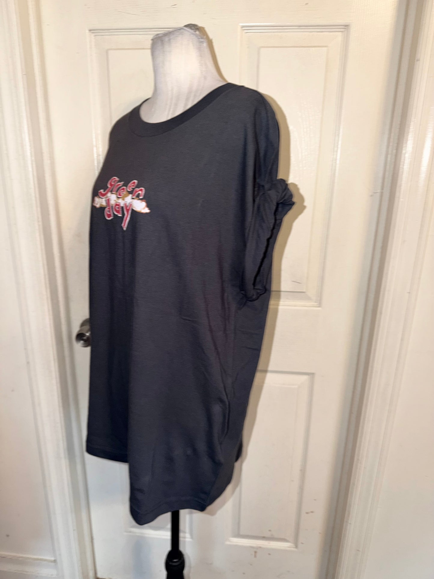 Green Day Double Sided Oversized Tee