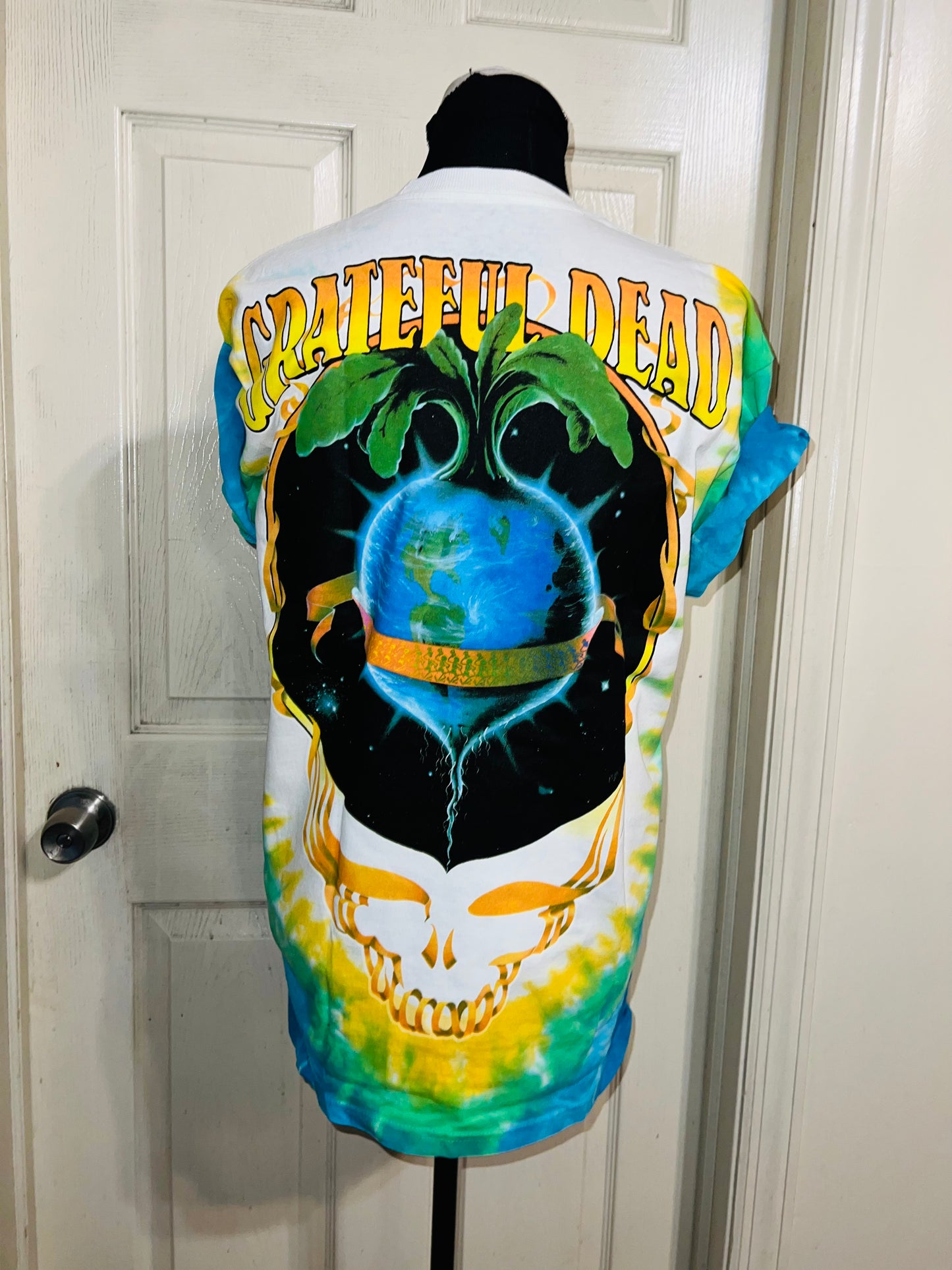 Grateful Dead Keep Green Double Sided Distressed Tee