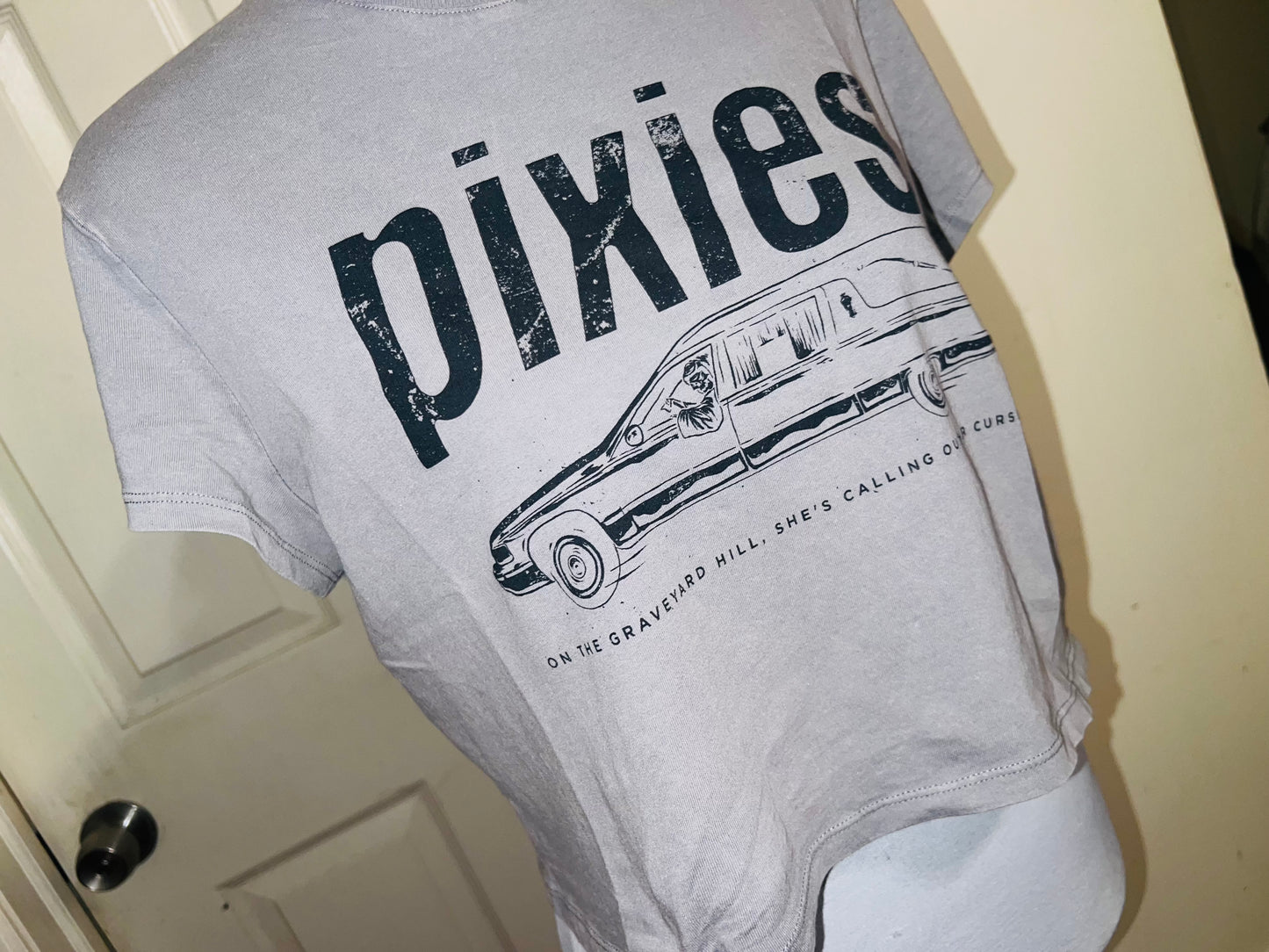 Pixies Distressed Baby Tee