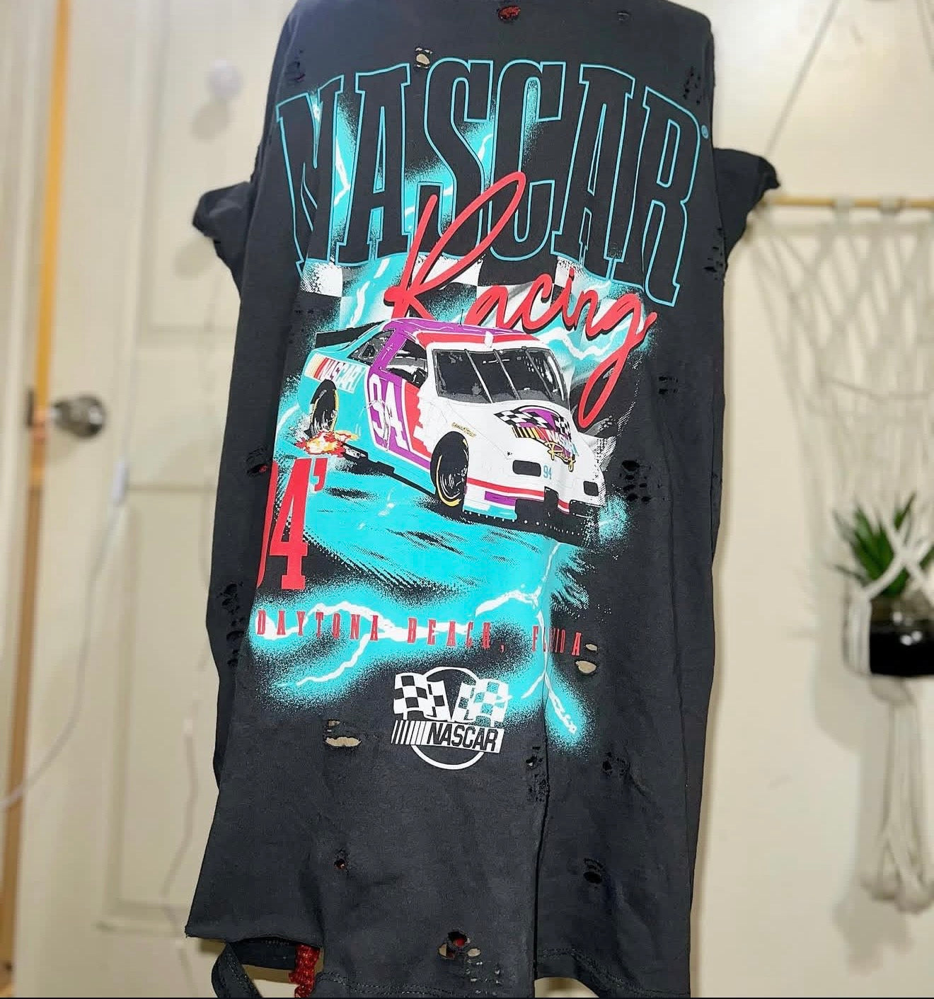 NASCAR Oversized Distressed Tee