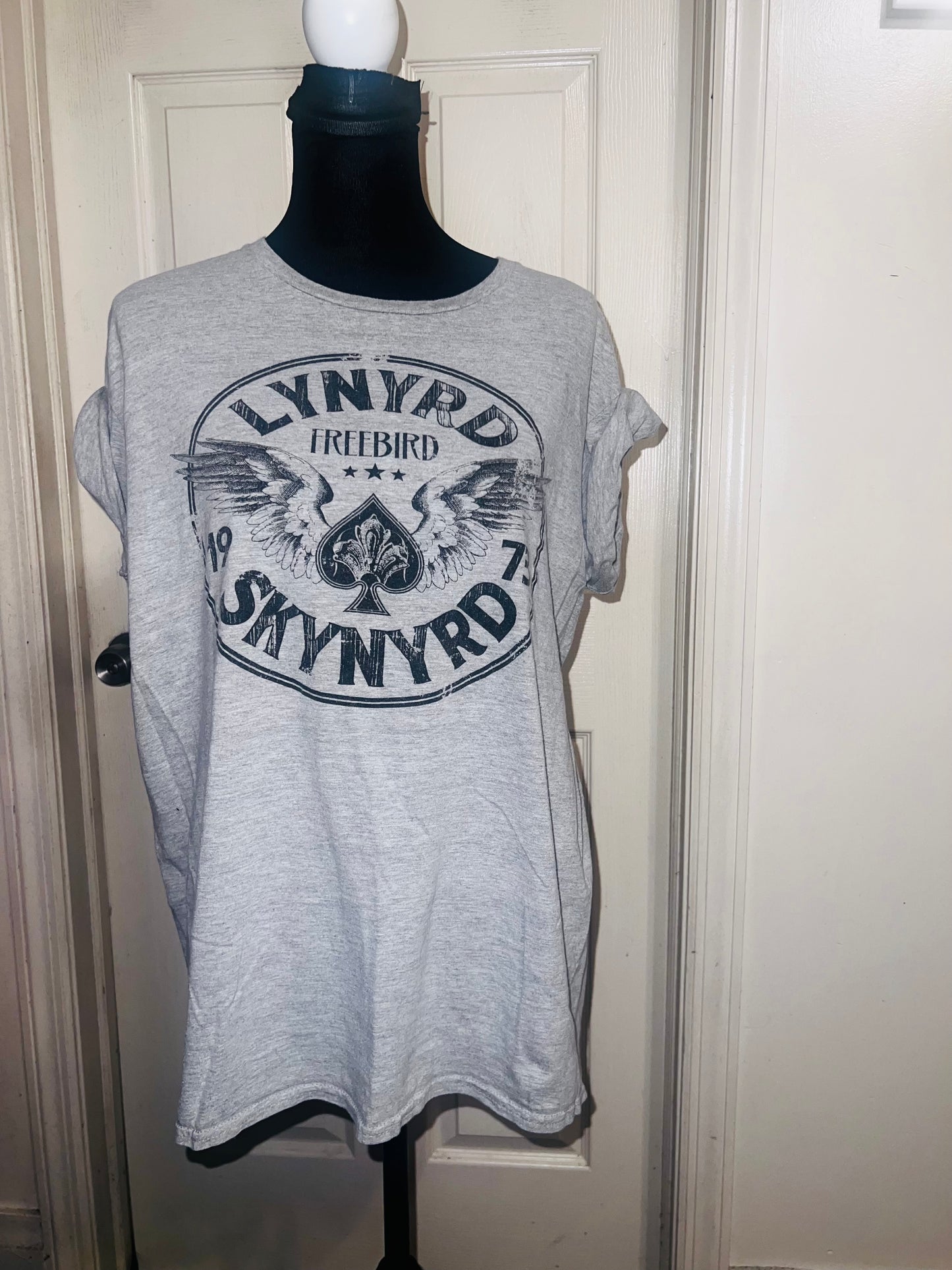 Lynyrd Skynyrd Oversized Distressed Tee