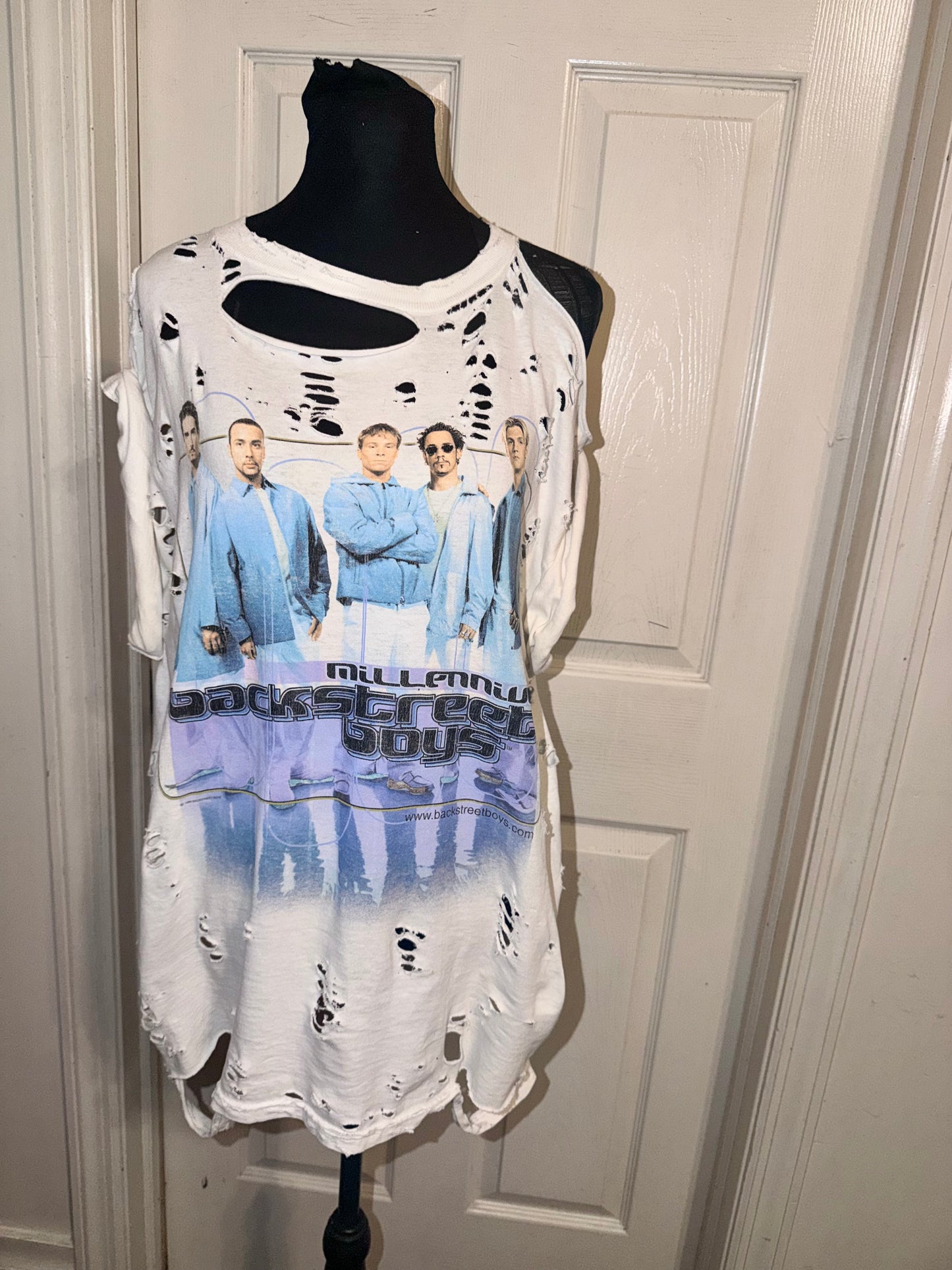 Backstreet Boys Vintage Double Sided Distressed Tee (as is)