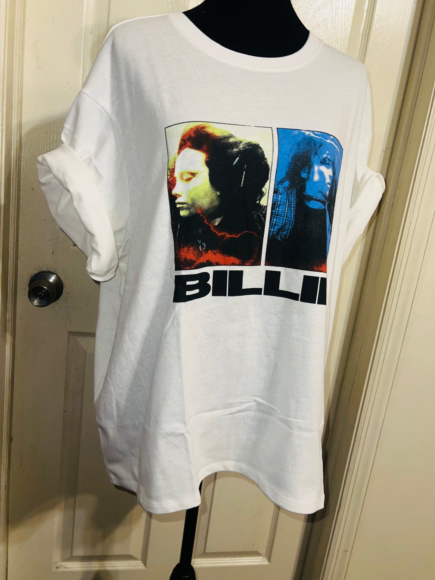 Billie Eilish Oversized Distressed Tee