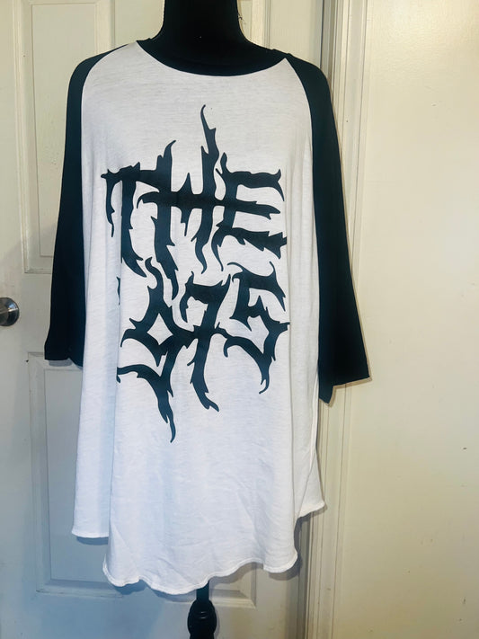 The 1975 Raglan Double Sided Oversized Tee (picture on back)