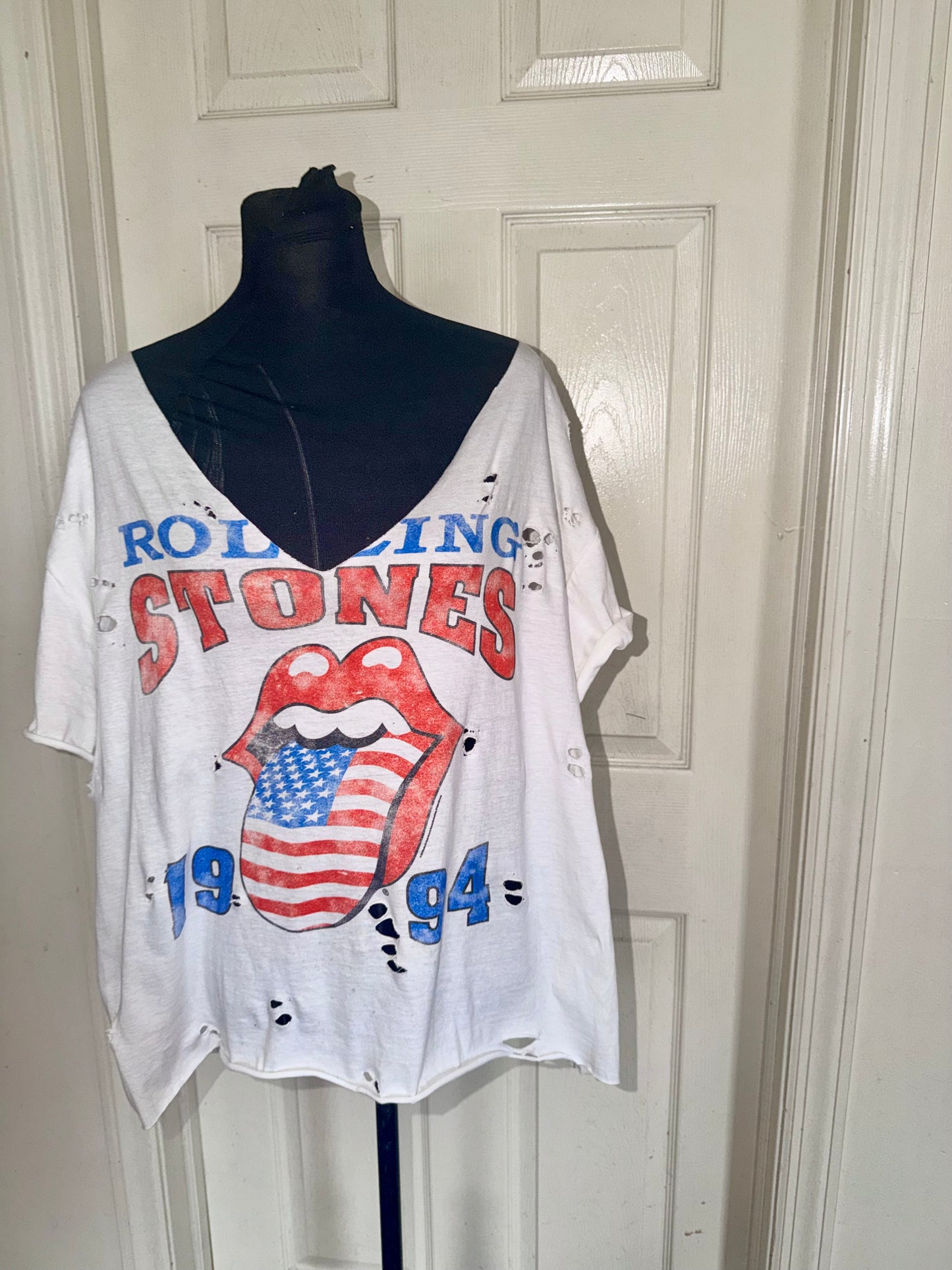 The Rolling Stones Open Back Bow Tee (as is)