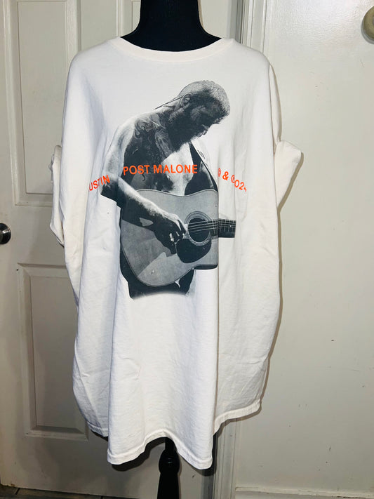 Post Malone Oversized Distressed Tee