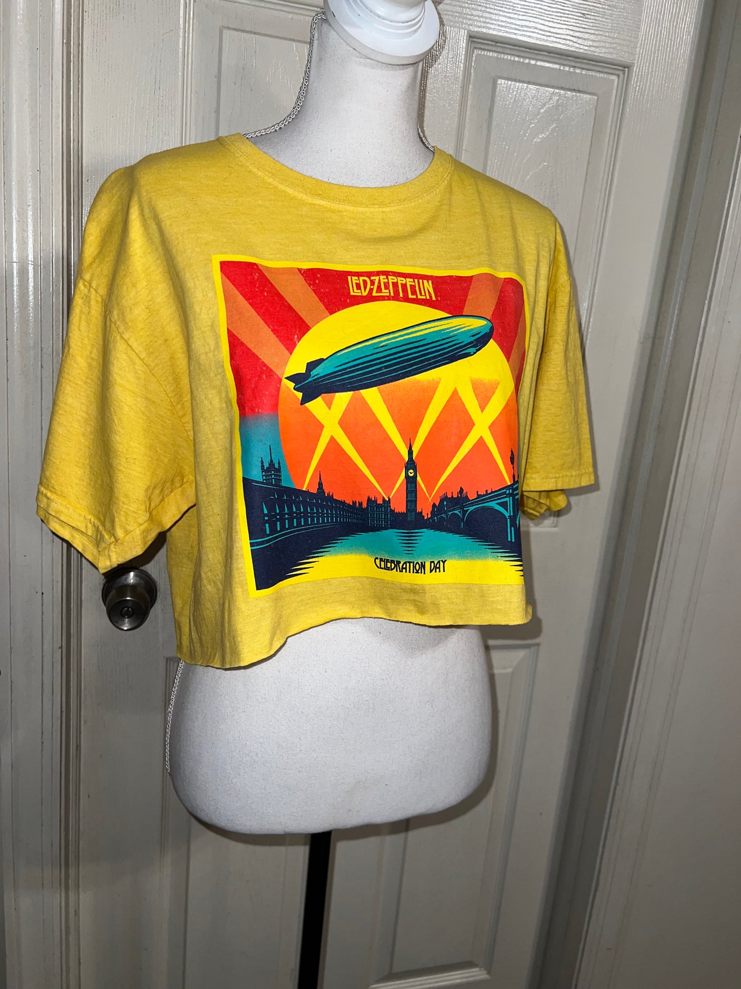 Led Zeppelin Blimp Oversized Distressed Tee