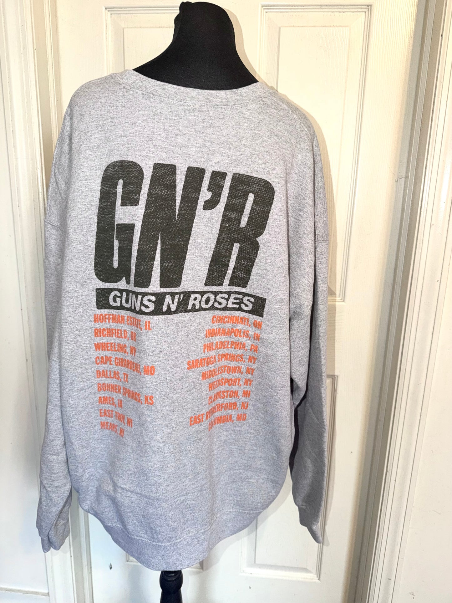 Guns N’ Roses Double Sided Oversized Sweatshirt