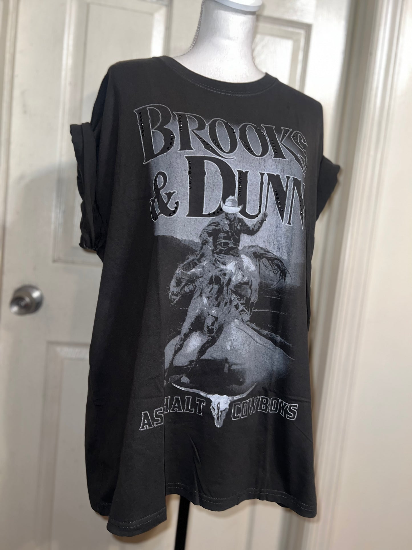 Brooks & Dunn Oversized Distressed Tee