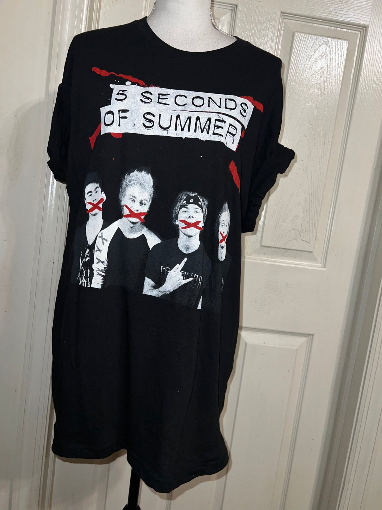 5 Seconds of Summer Distressed Tee