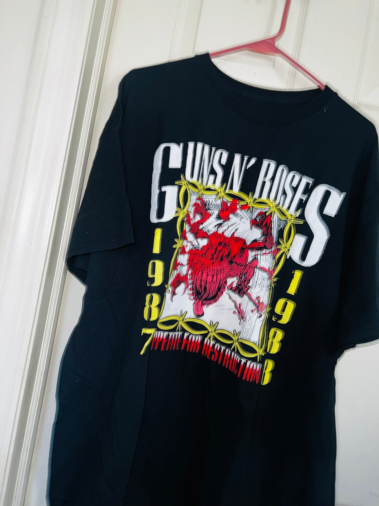 Guns n Roses Double Sided Distressed Tee 87-88