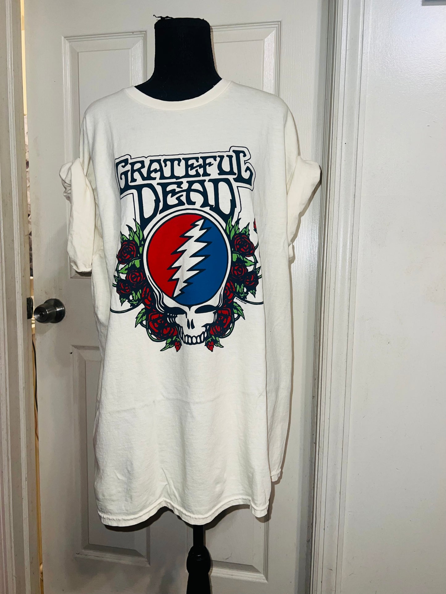 Grateful Dead Oversized Distressed Tee