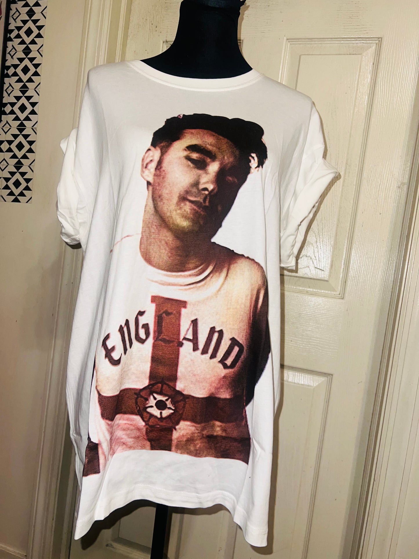 Morrissey Oversized Distressed Tee