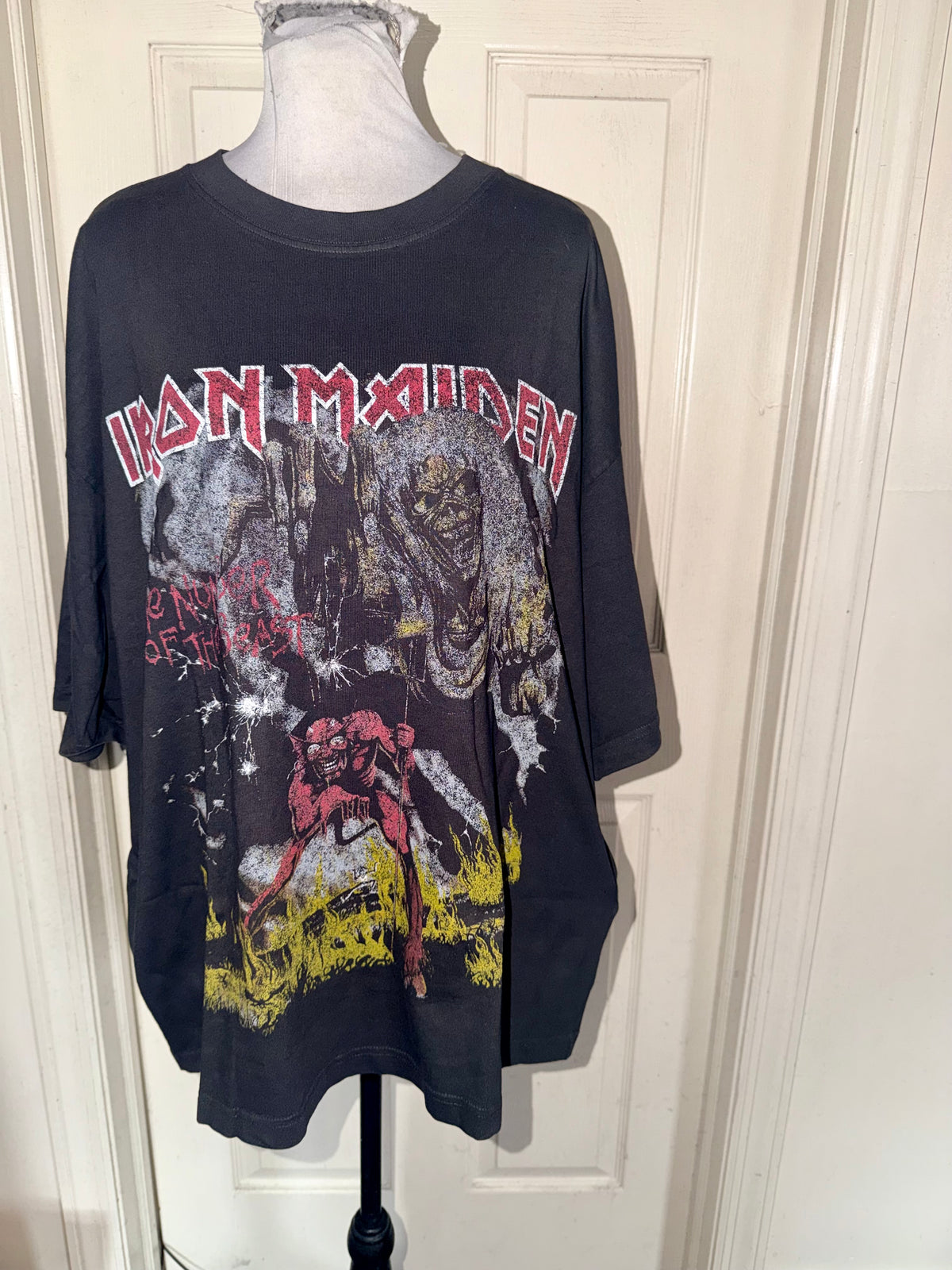 Iron Maiden Double Sided Oversized Tee