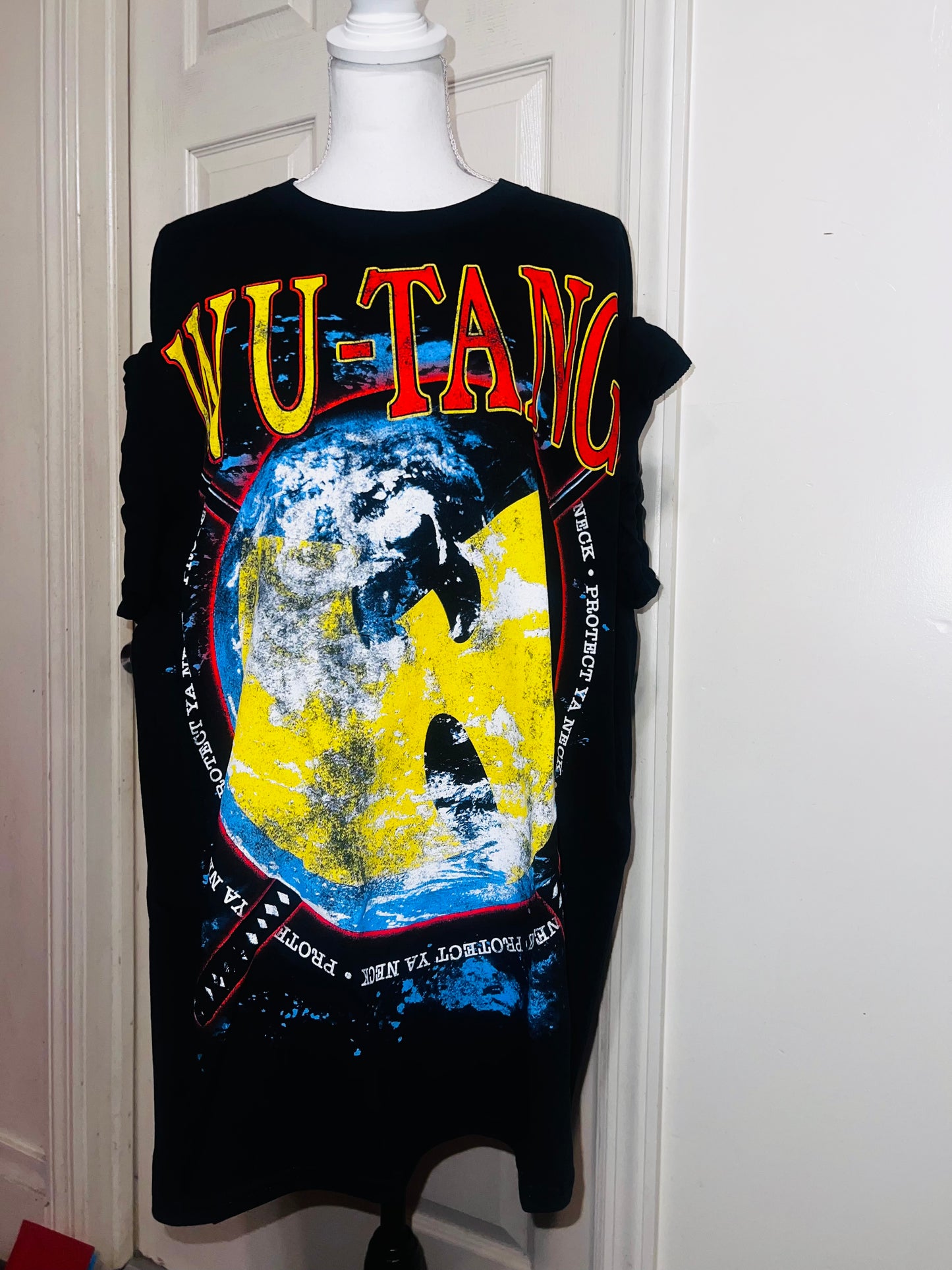 Wu-Tang Clan Oversized Distressed Tee