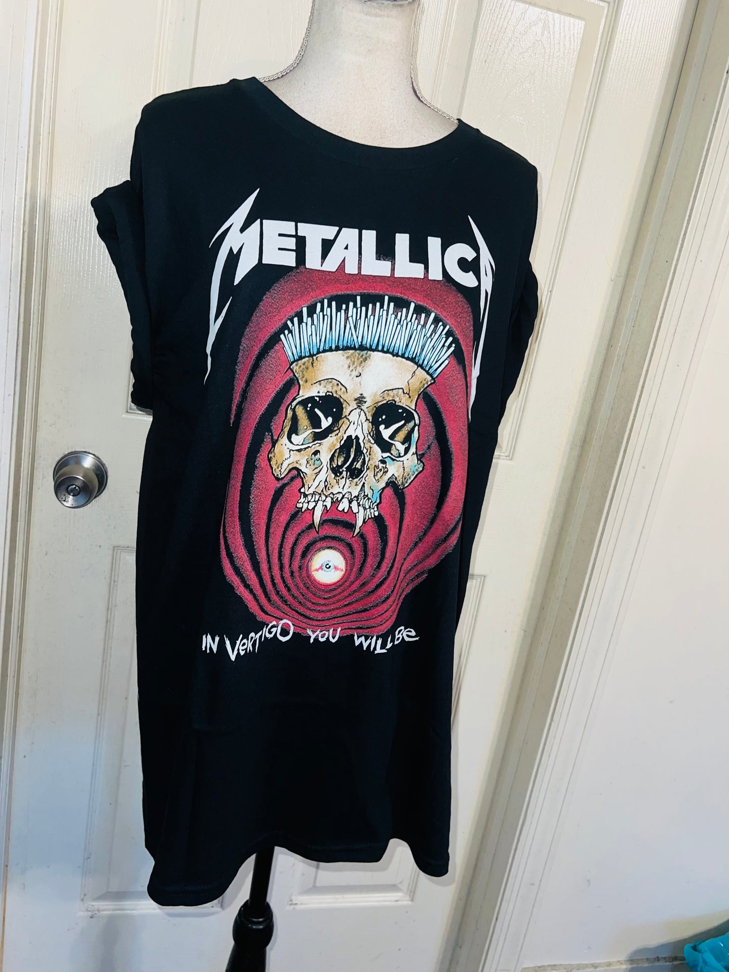 Metallica Double Sided Oversized Distressed Tee