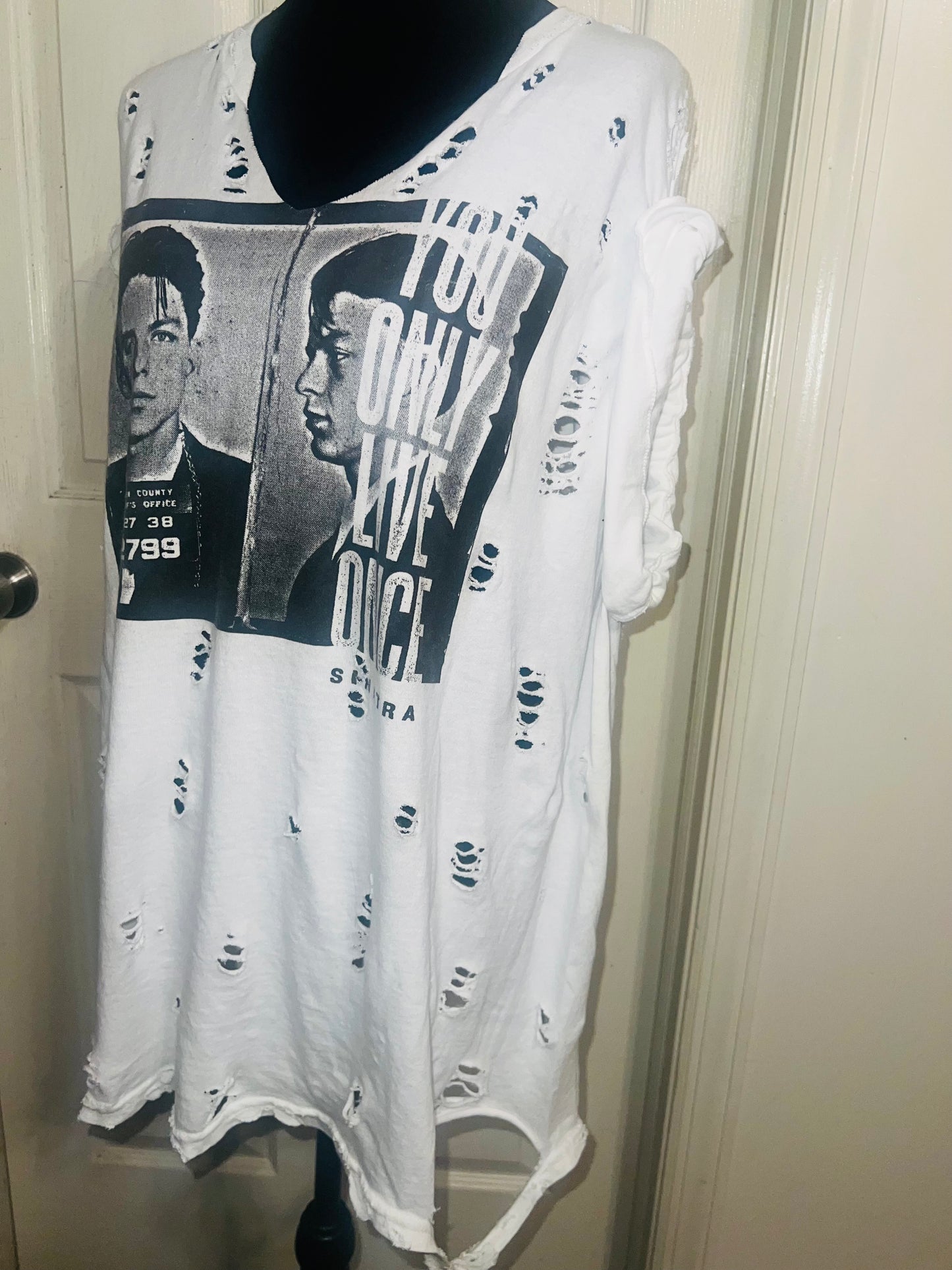 Frank Sinatra Oversized Distressed Tee