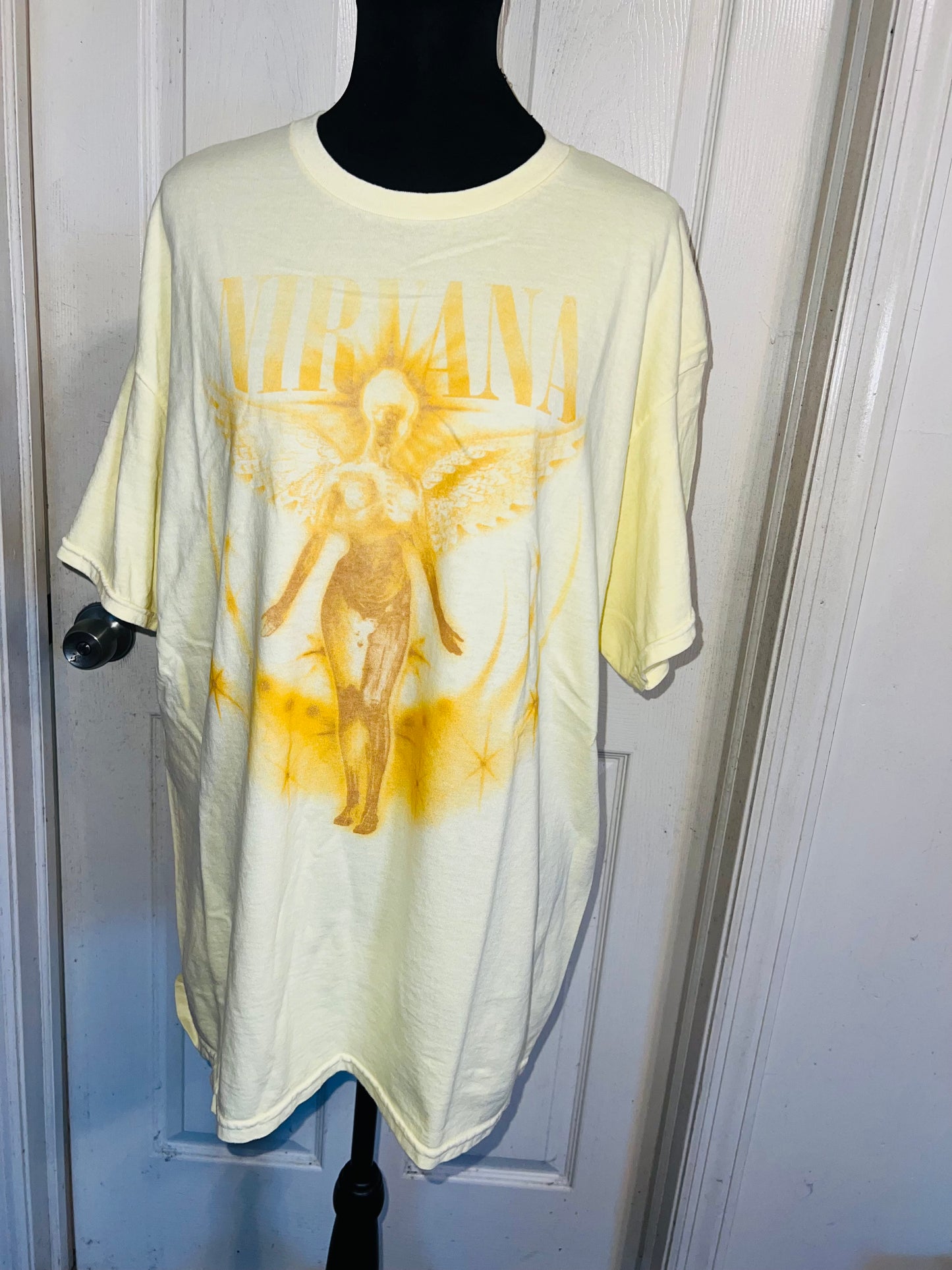 Nirvana Oversized Distressed Tee