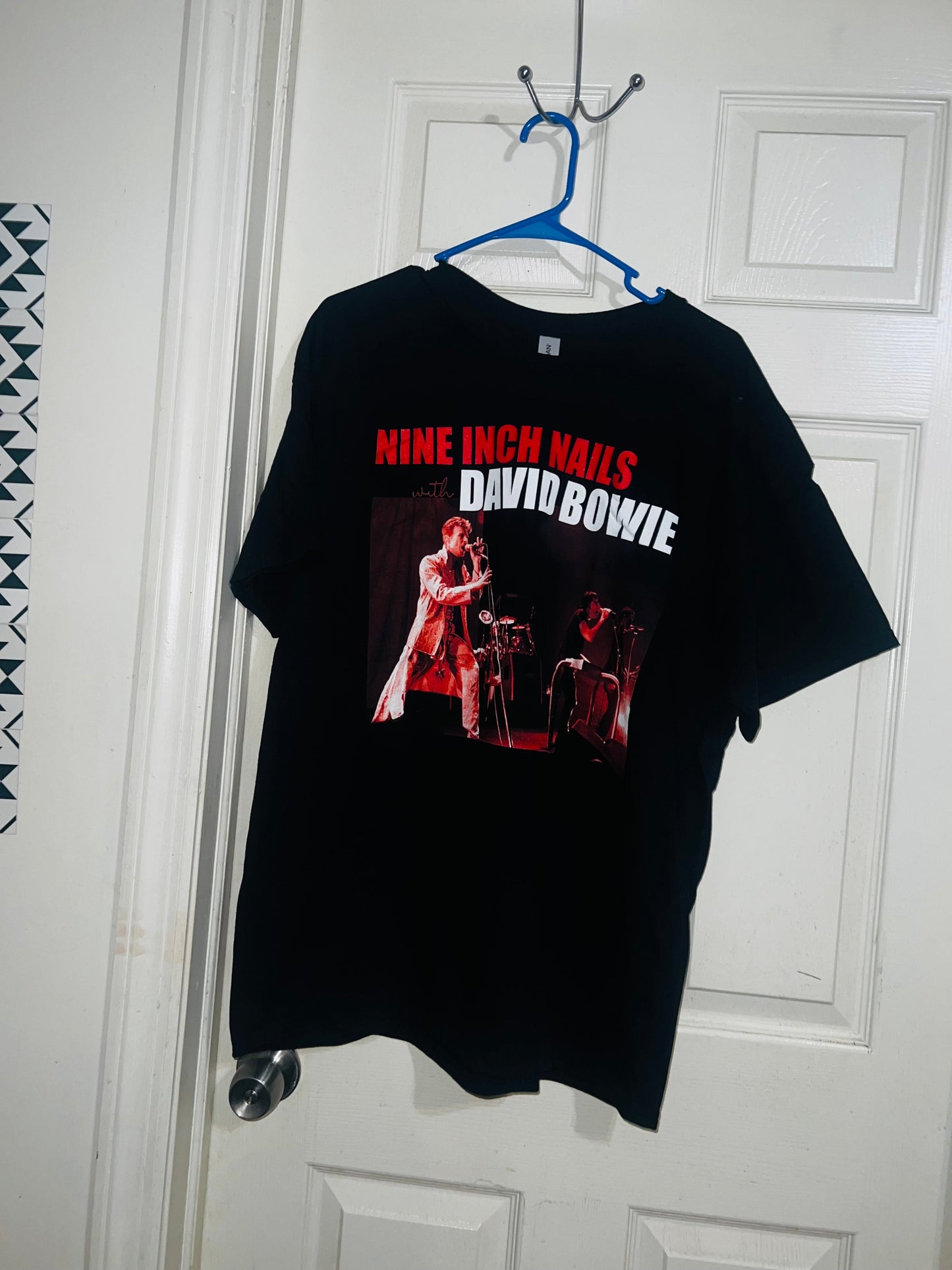 Nine Inch Nails and David Bowie Oversized Tee