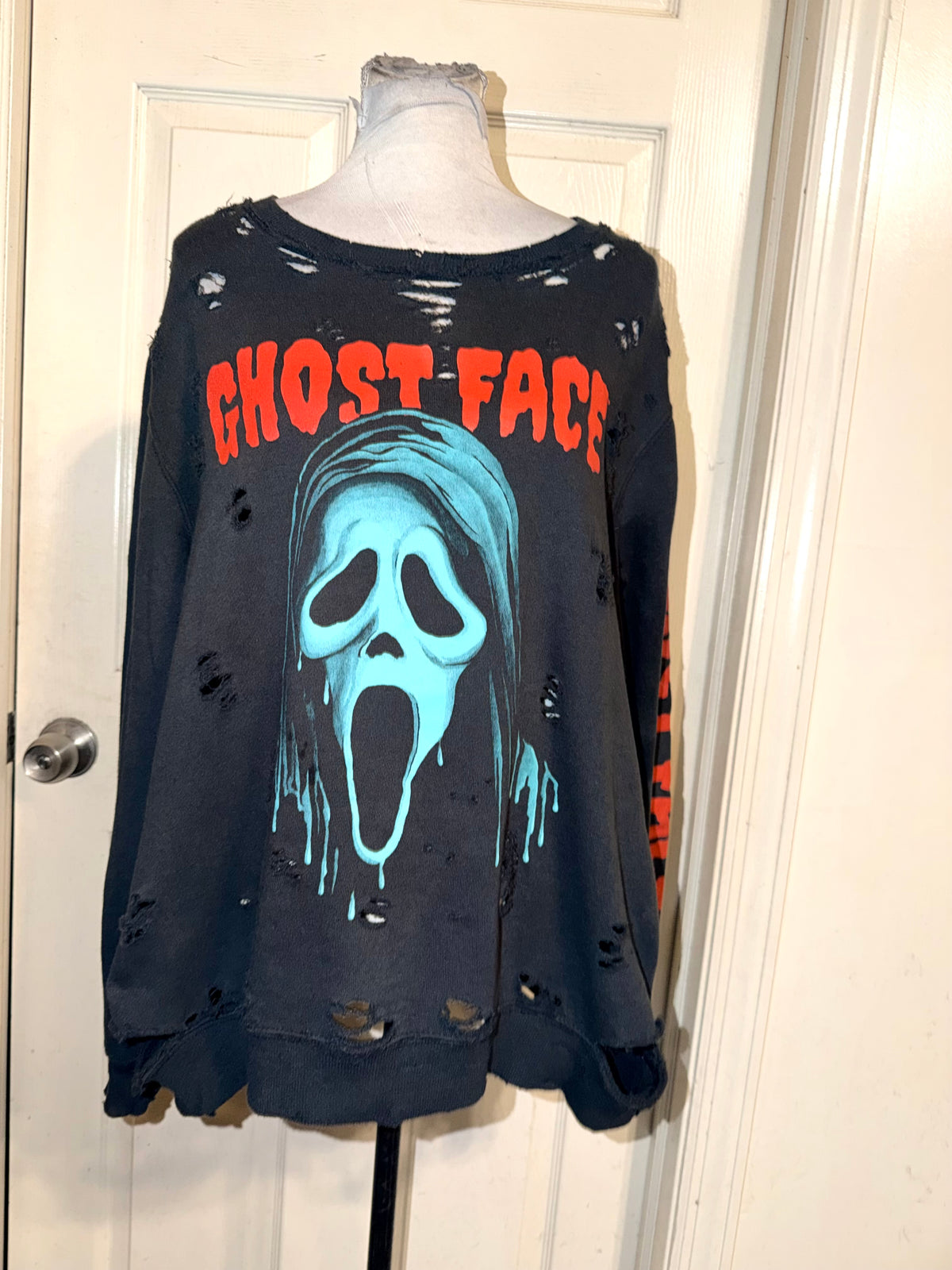 Ghostface Halloween Oversized Sweatshirt