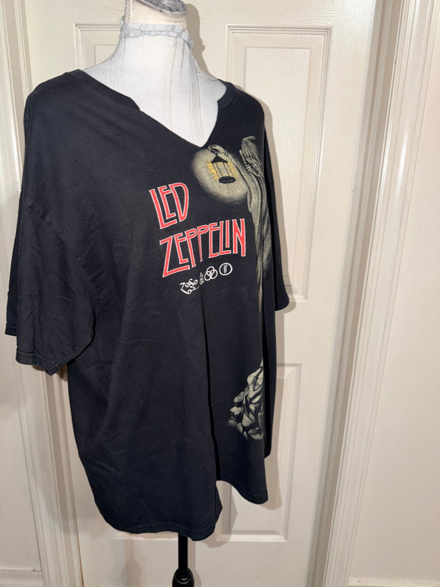 Led Zeppelin Oversized Distressed Tee