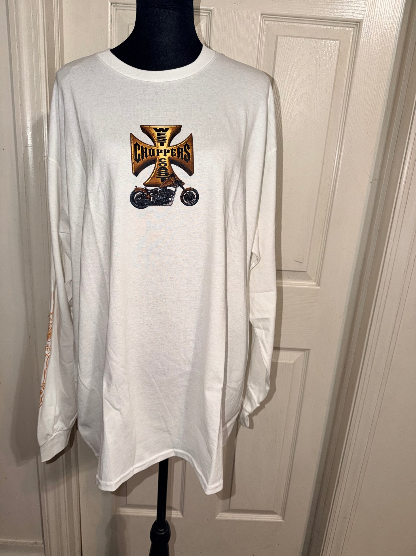 West Coast Choppers Double Sided Oversized Long Sleeve Tee