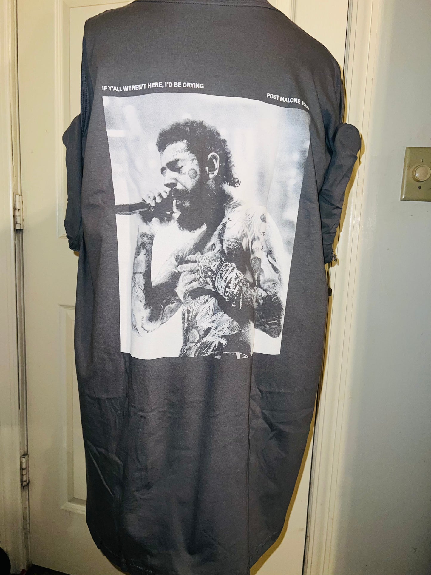 Post Malone Double Sided Oversized Distressed Tee