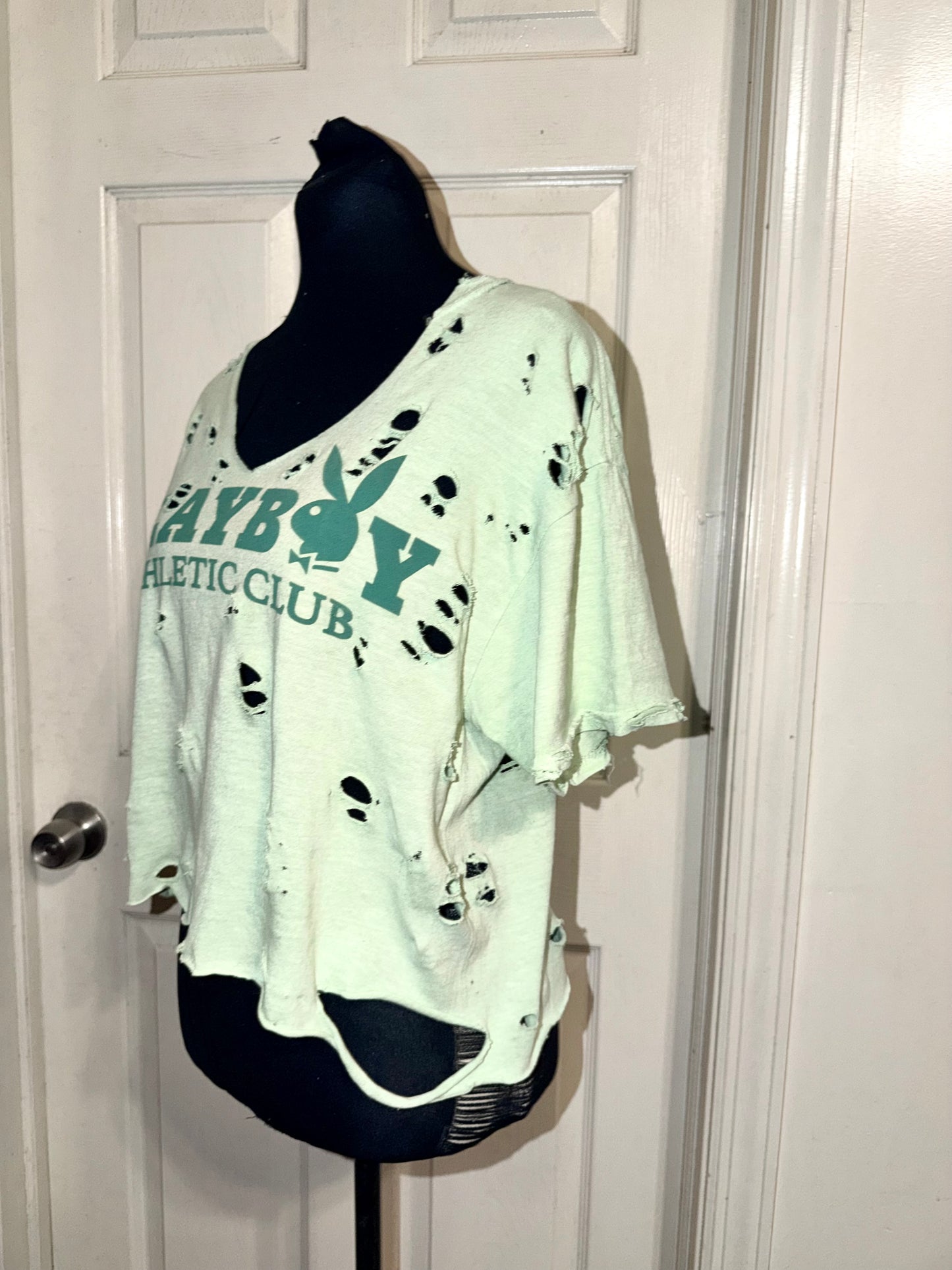 Playboy Oversized Cropped Tee