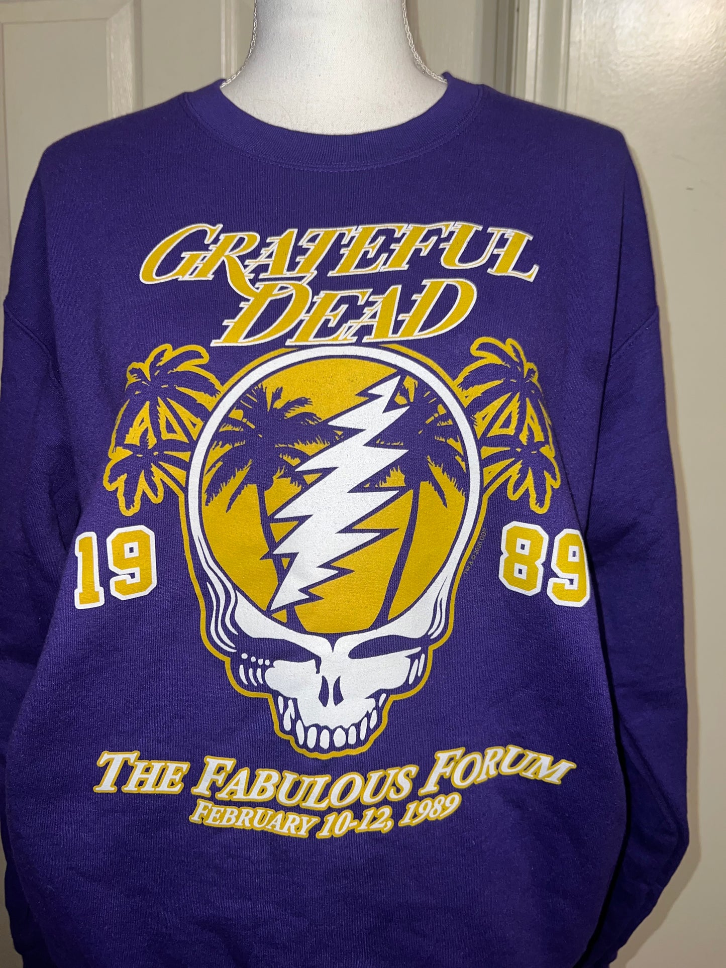 Grateful Dead Oversized Distressed Sweatshirt