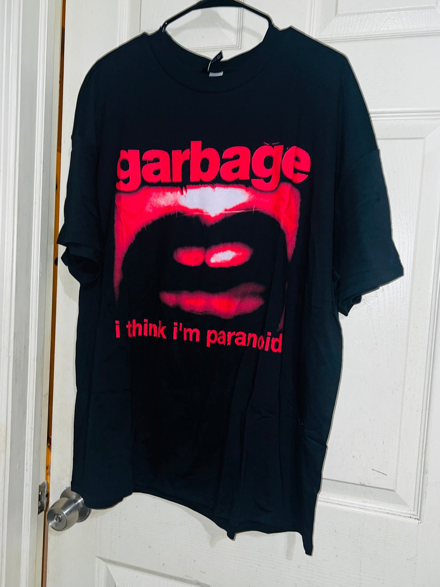 Garbage Oversized Distressed Tee