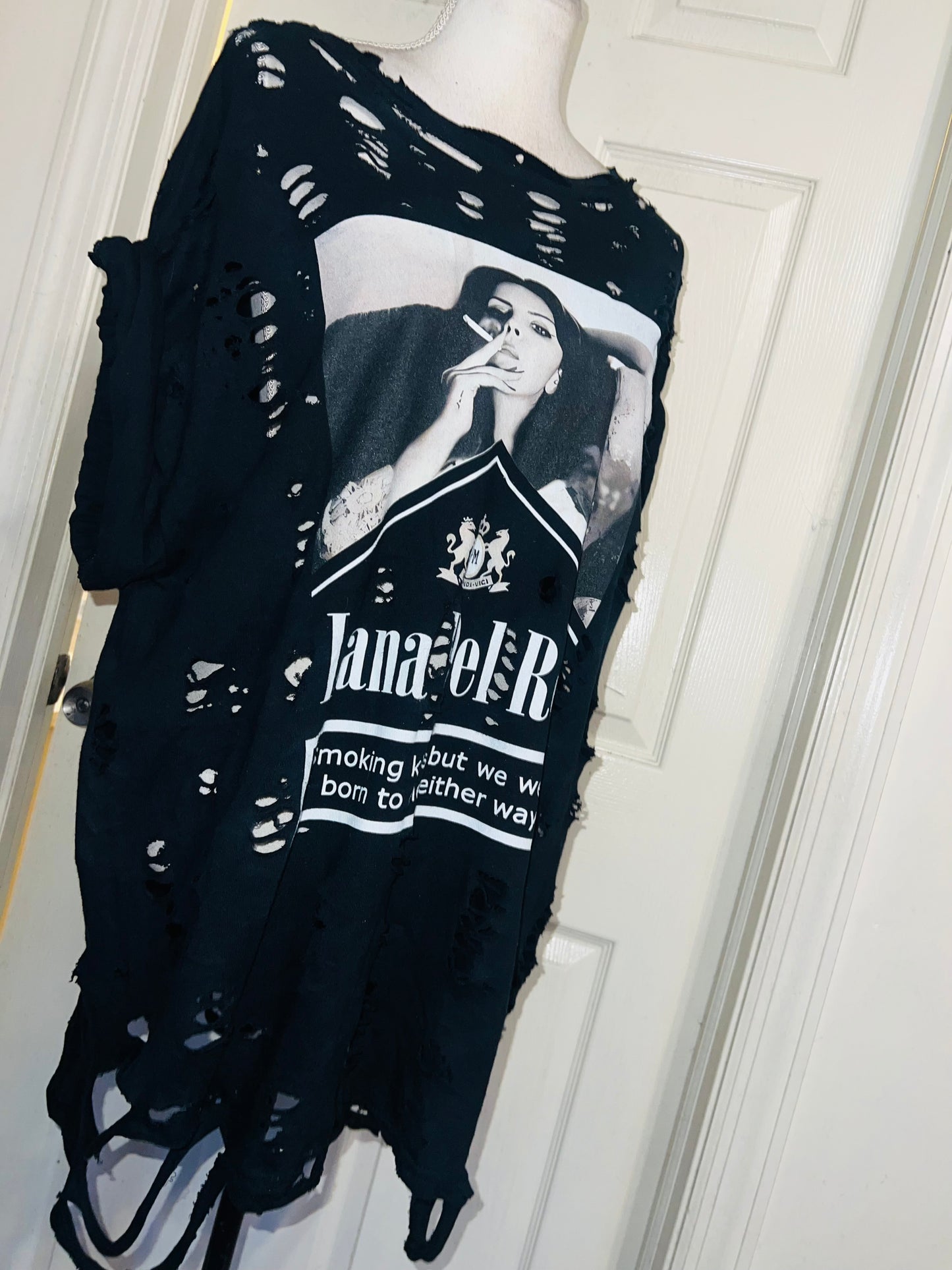 Lana Del Rey Born to Die Oversized Distressed Tee