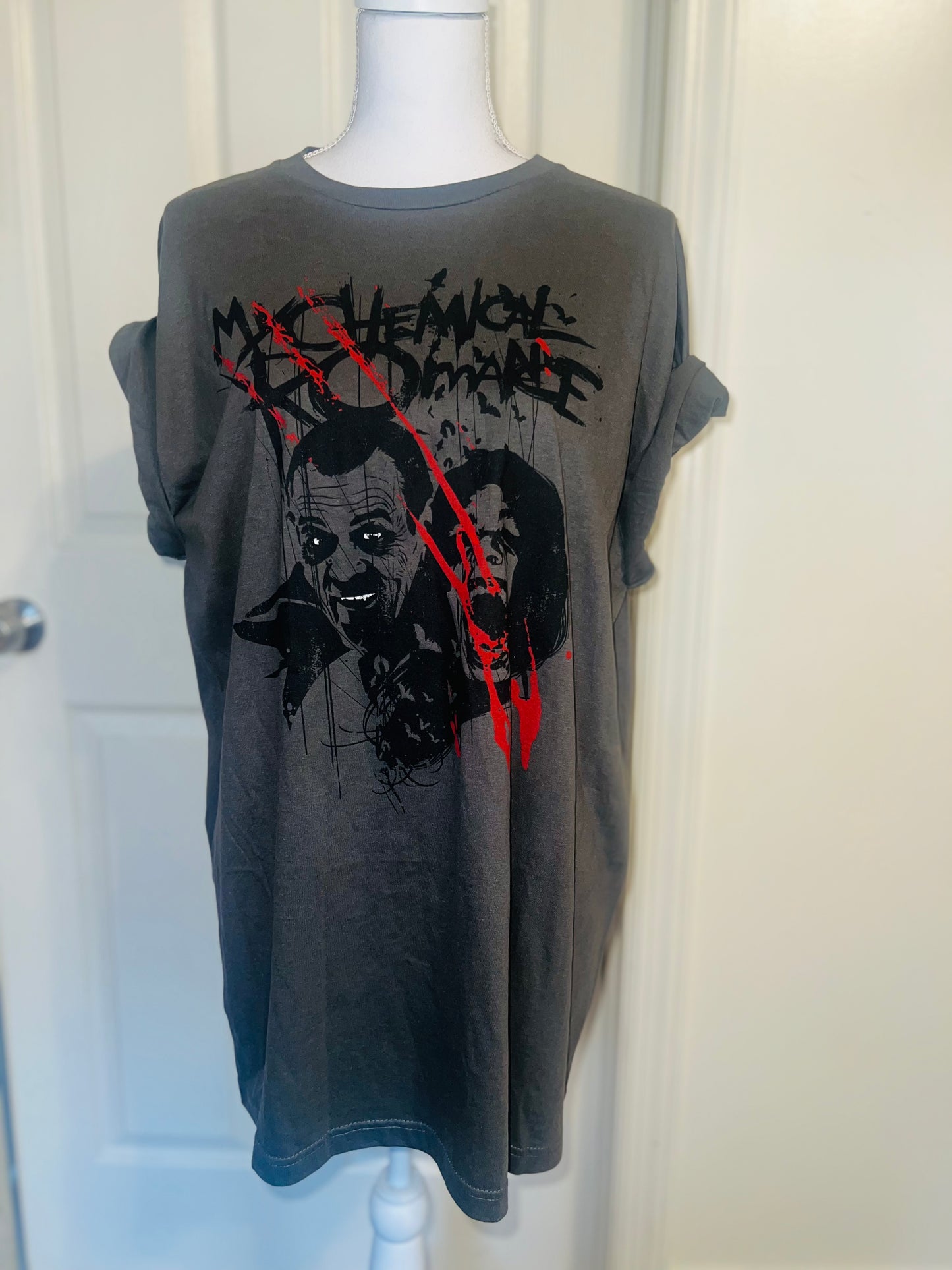 My Chemical Romance Oversized Distressed Tee