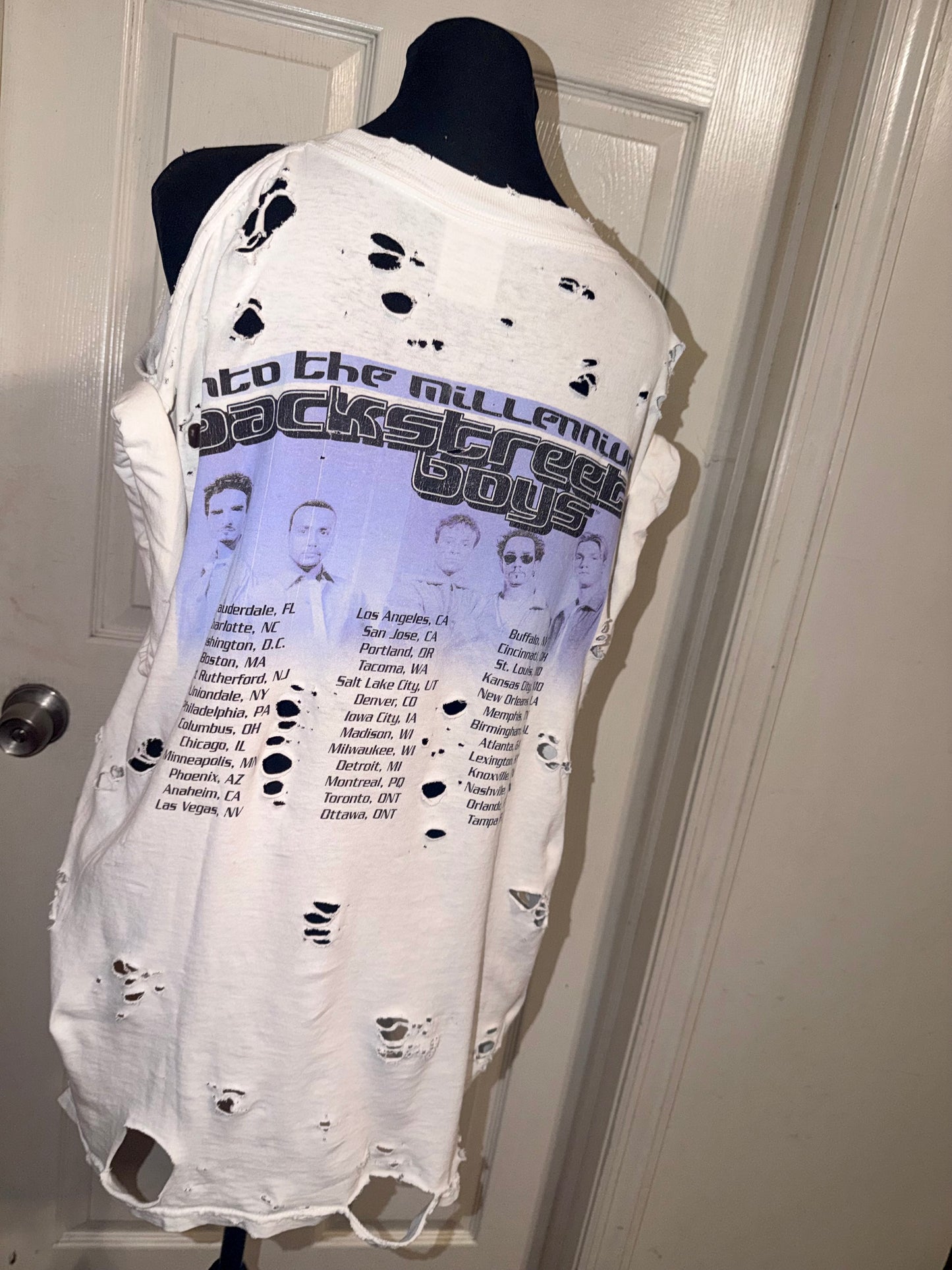 Backstreet Boys Vintage Double Sided Distressed Tee (as is)