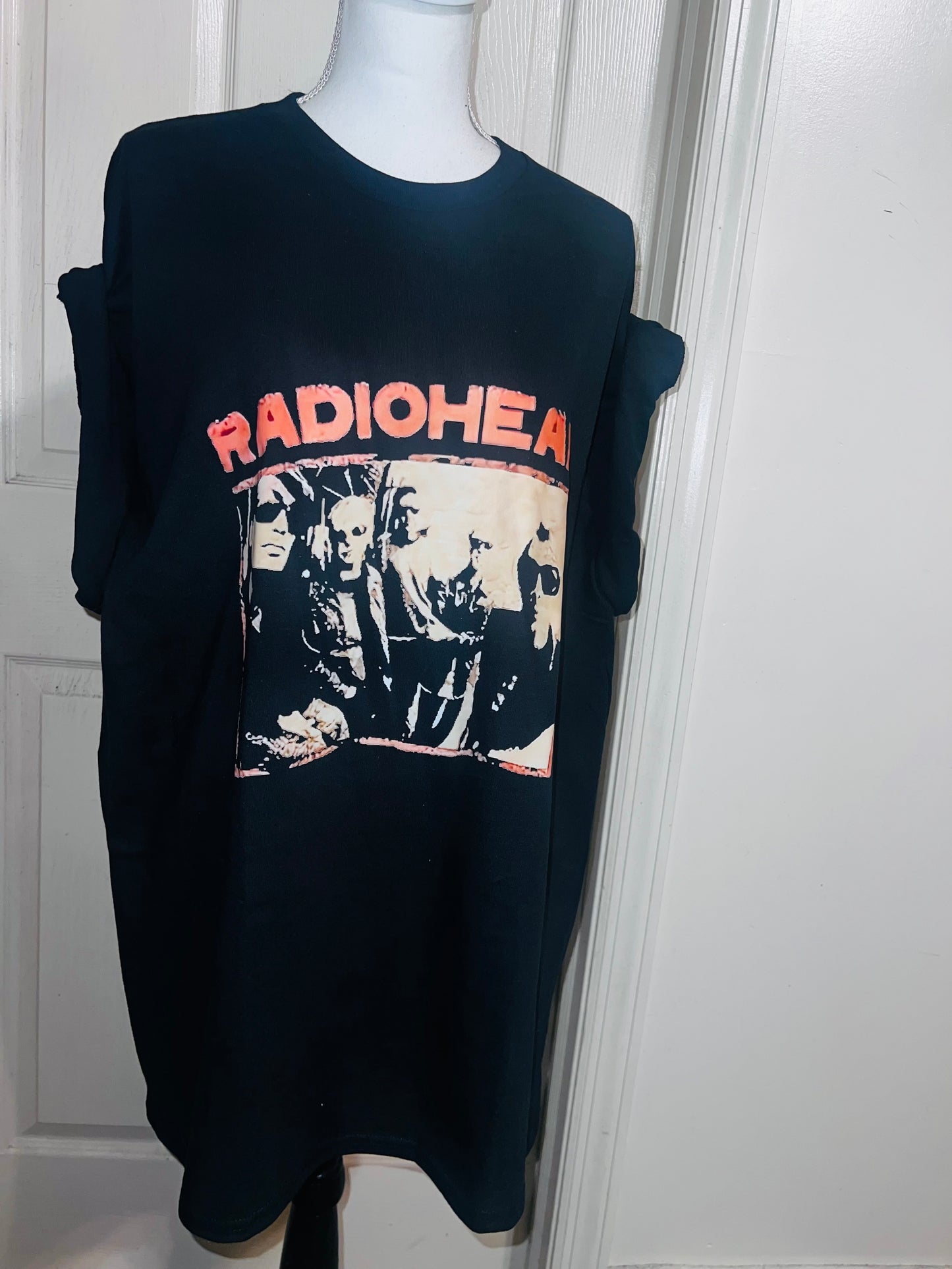 Radiohead Oversized Distressed Tee