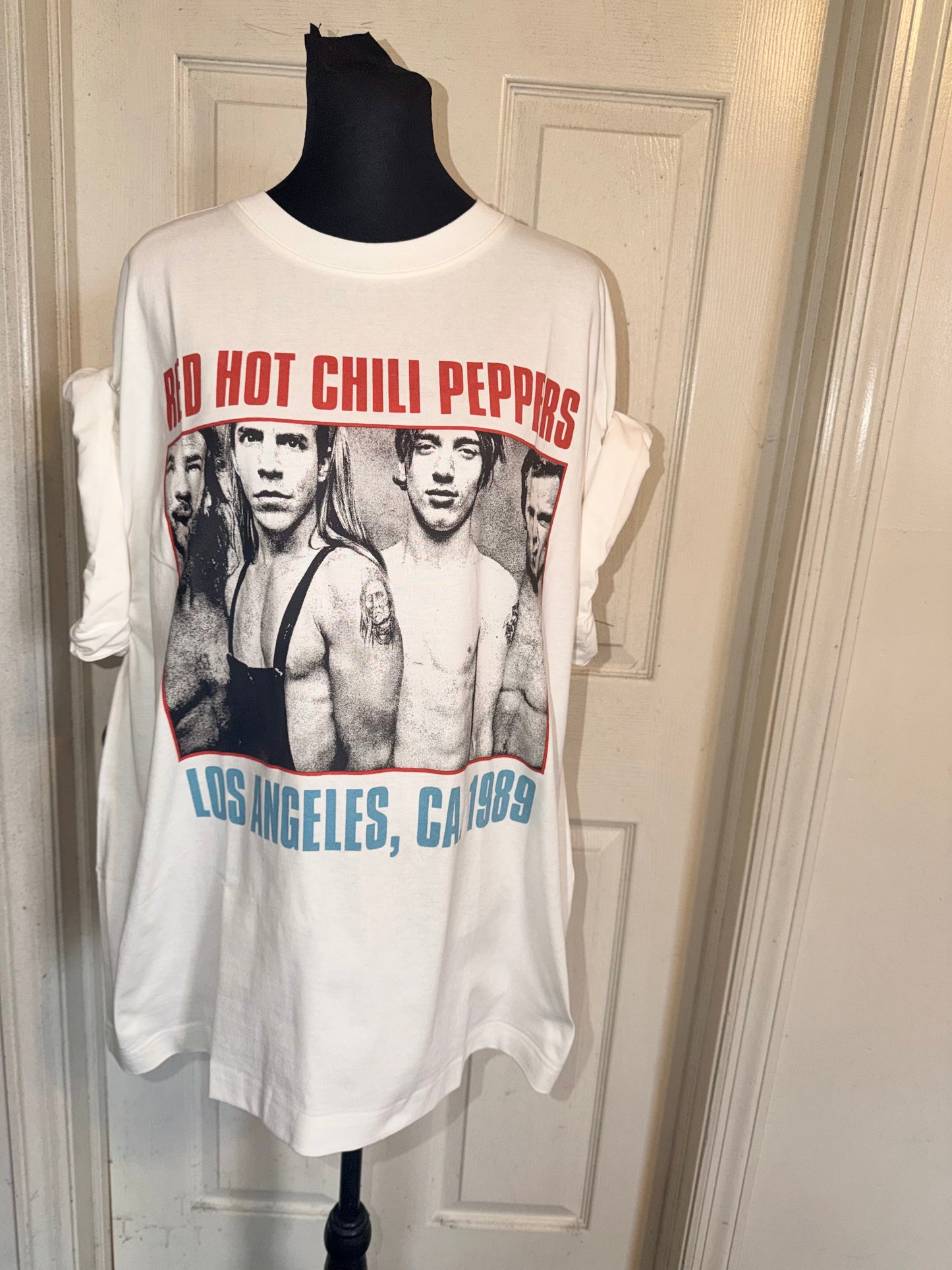Red Hot Chili Peppers Oversized Distressed Tee