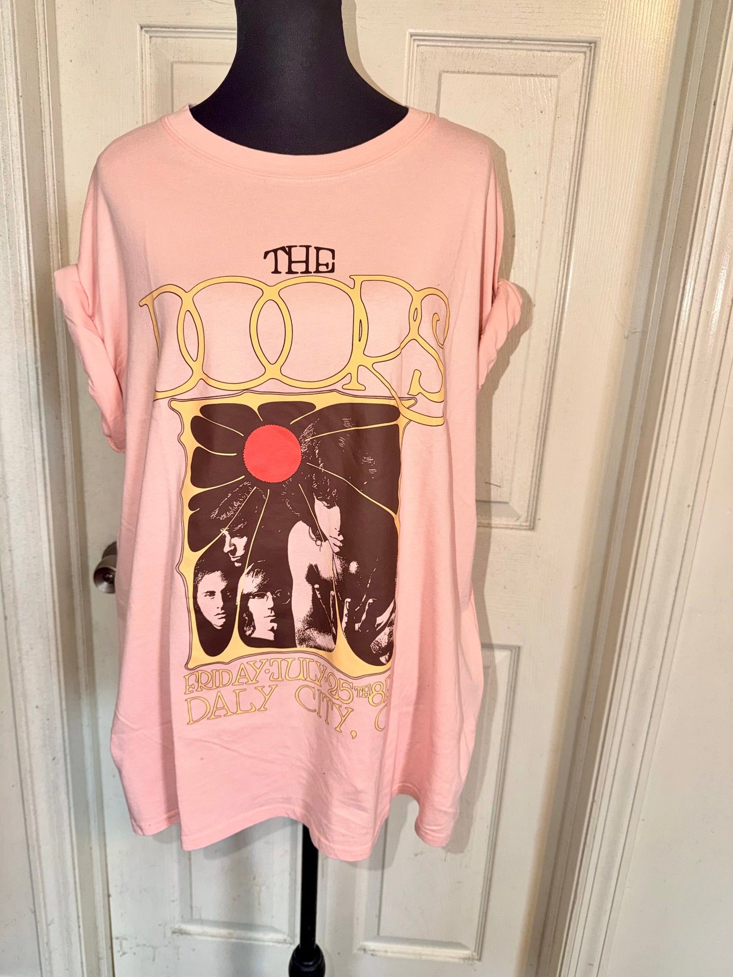 The Doors Oversized Distressed Tee