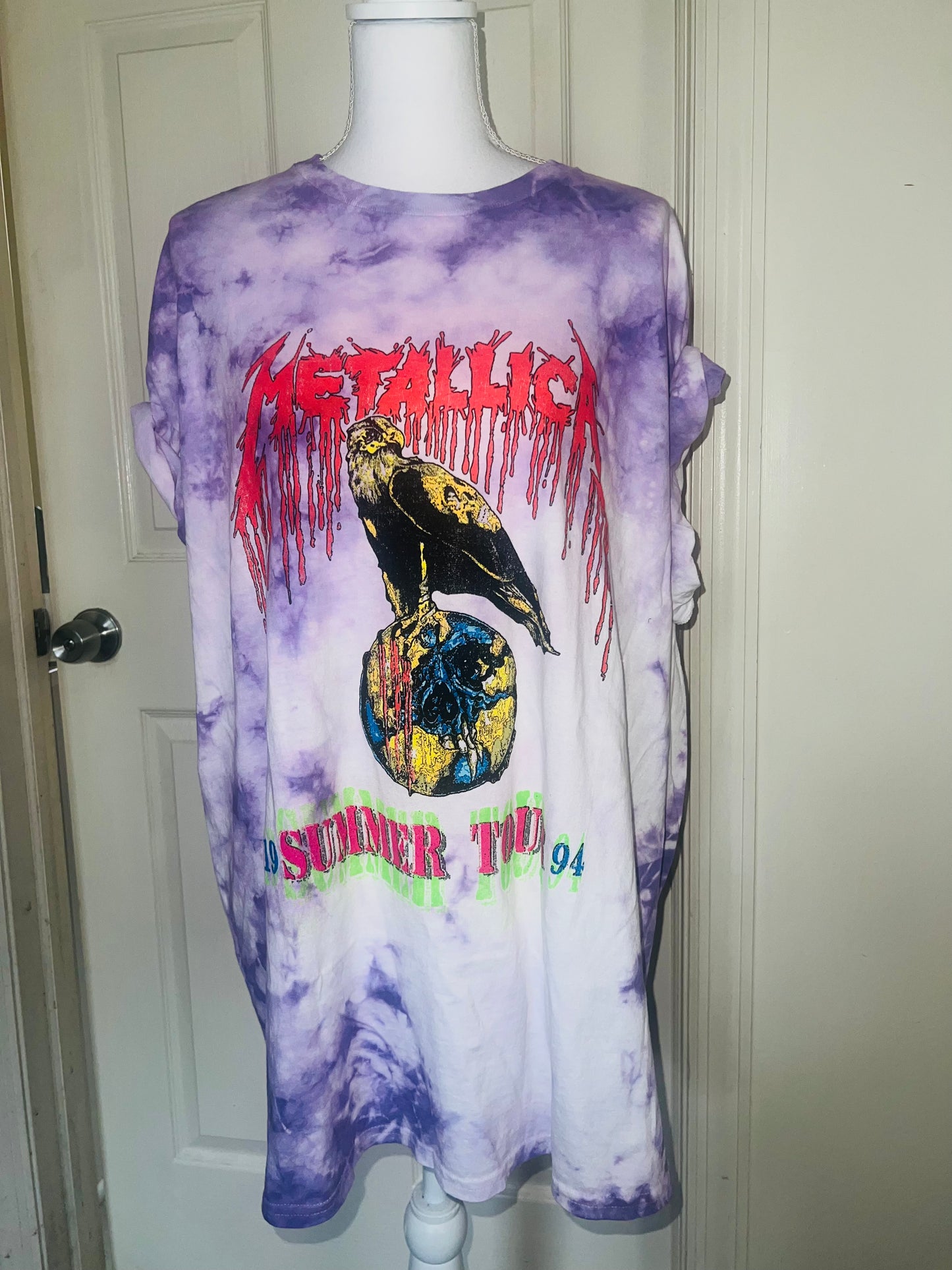 Metallica Oversized Distressed Tee