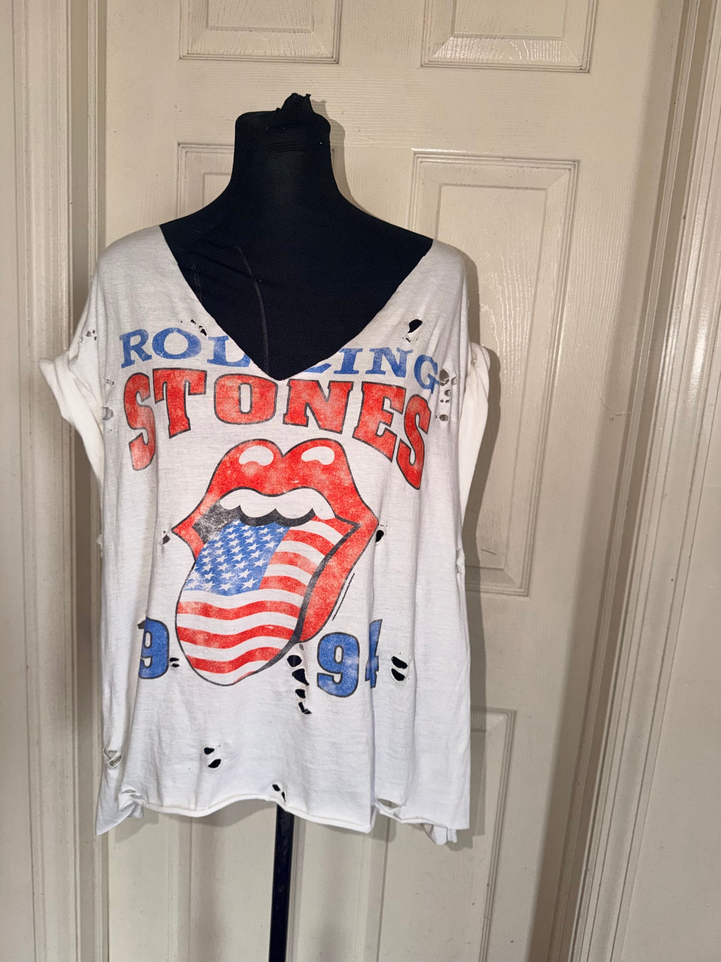 The Rolling Stones Open Back Bow Tee (as is)