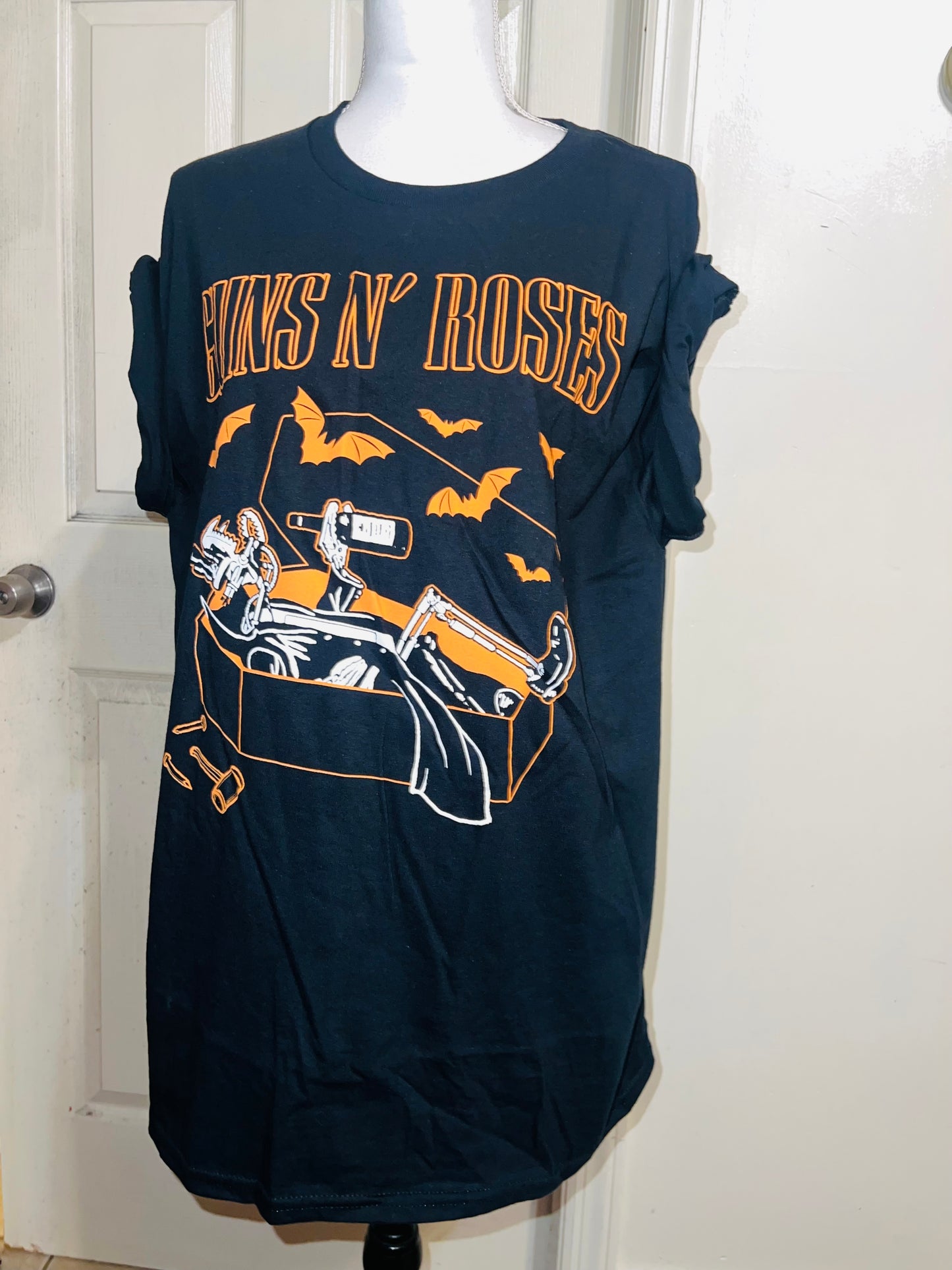 Guns n Roses Halloween Oversized Distressed Tee