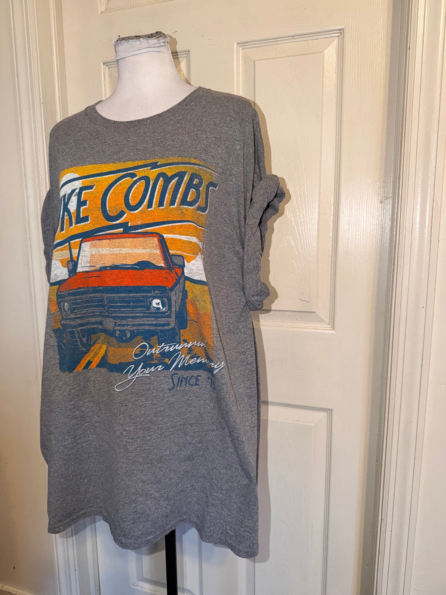 Luke Combs Oversized Distressed Tee