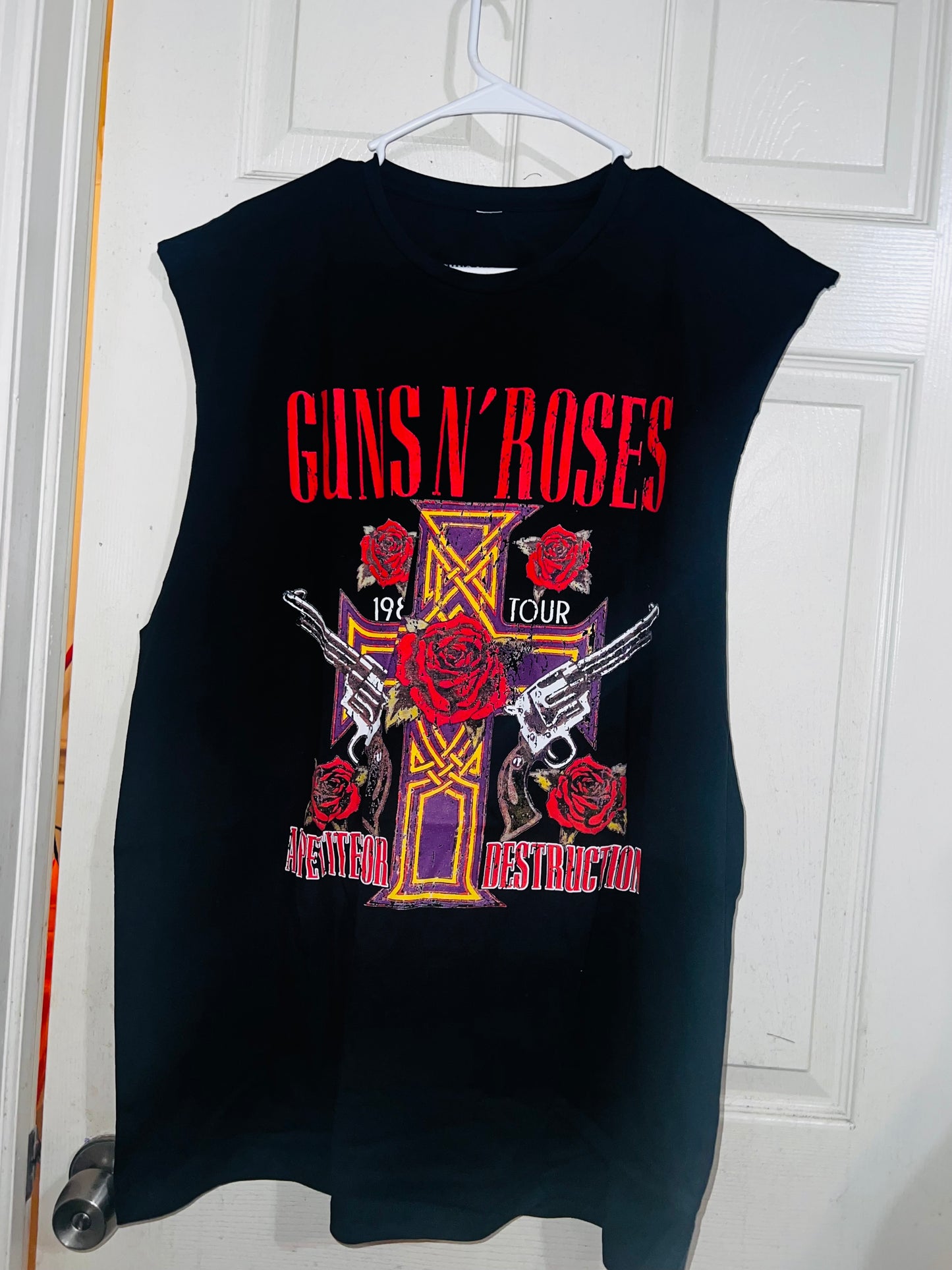 Guns n Roses Oversized Distressed Shirt (possibly dress)