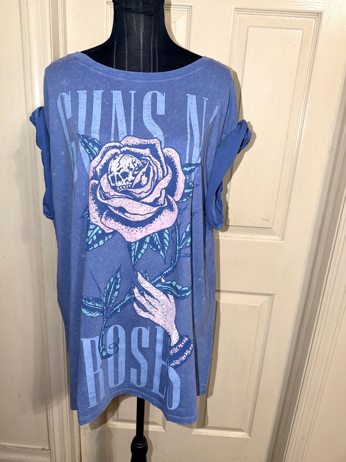 Guns N’ Roses Double Sided Oversized Distressed Tee