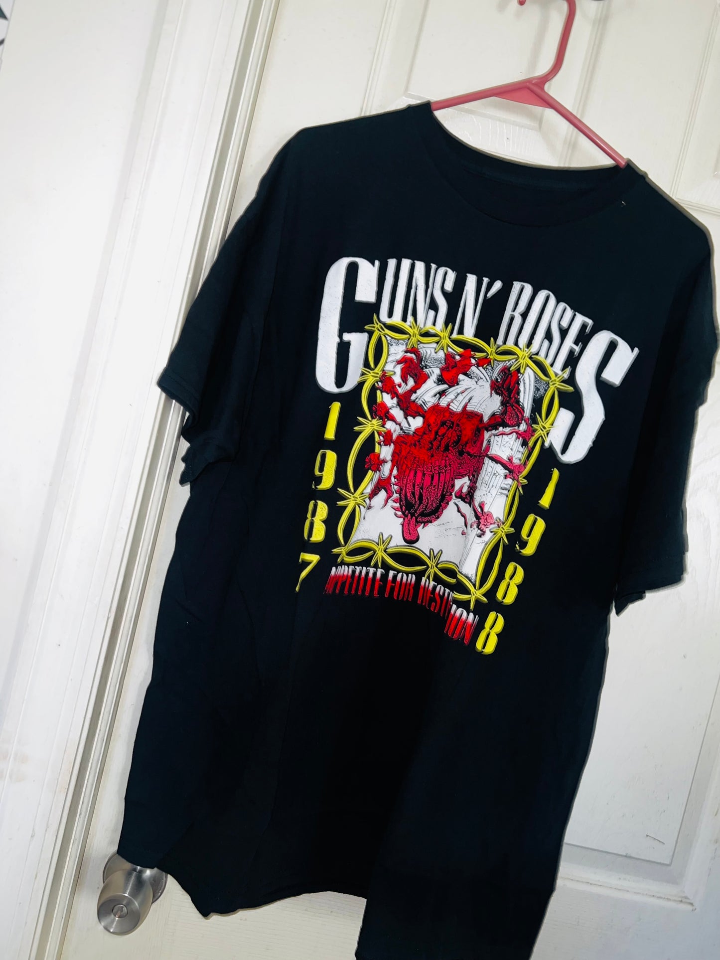 Guns n Roses Double Sided Distressed Tee 87-88