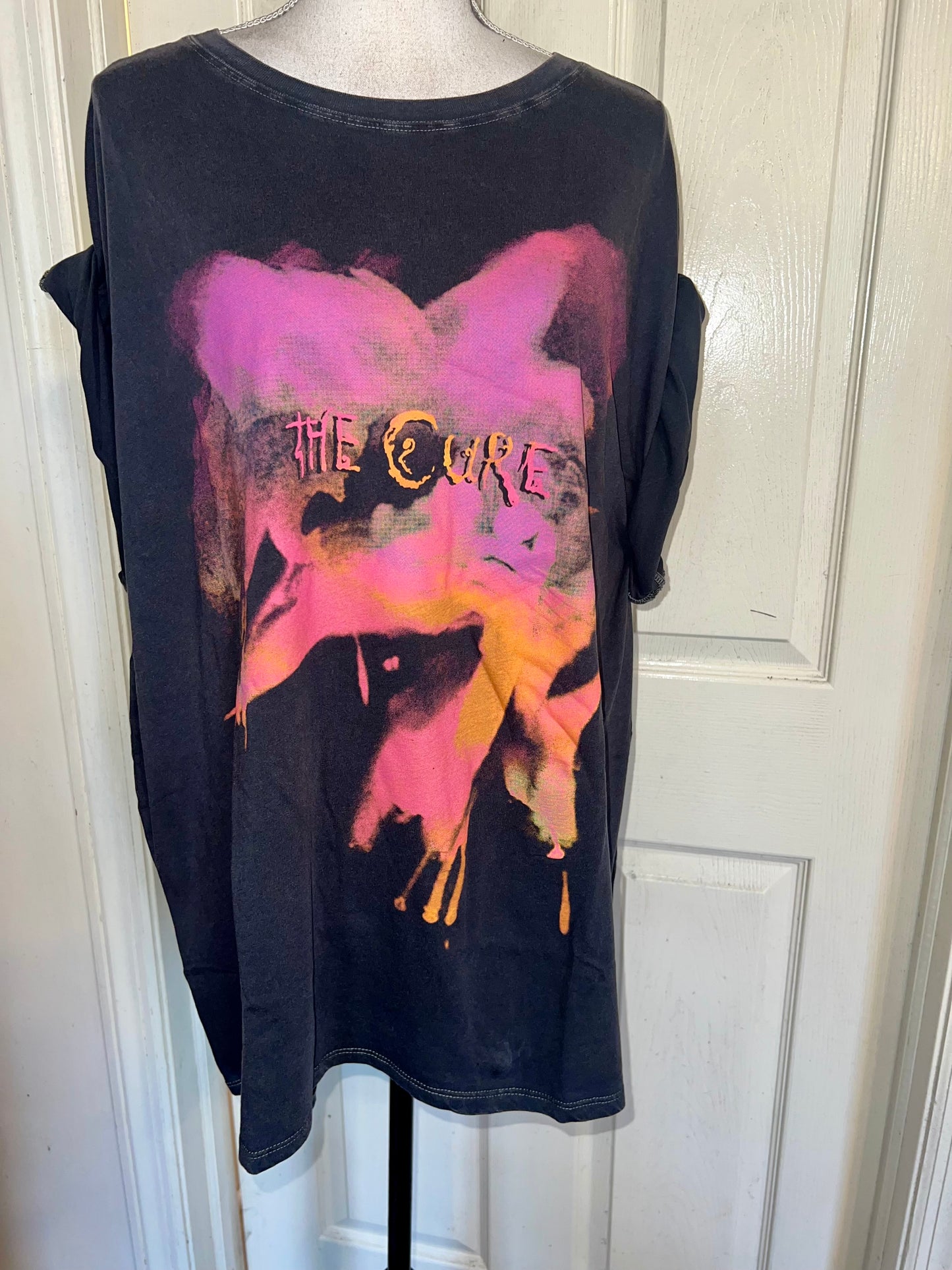 The Cure Oversized Distressed Tee