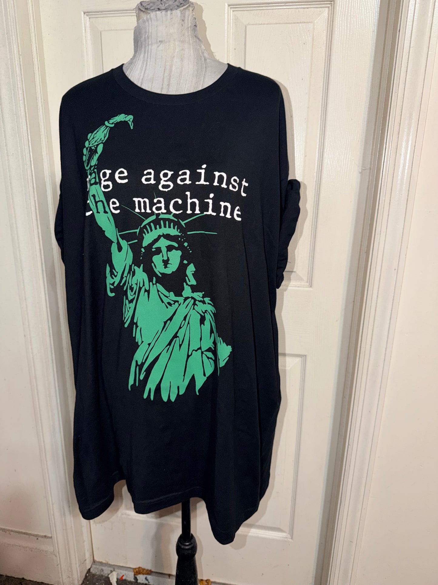 Rage Against the Machine Oversized Distressed Tee